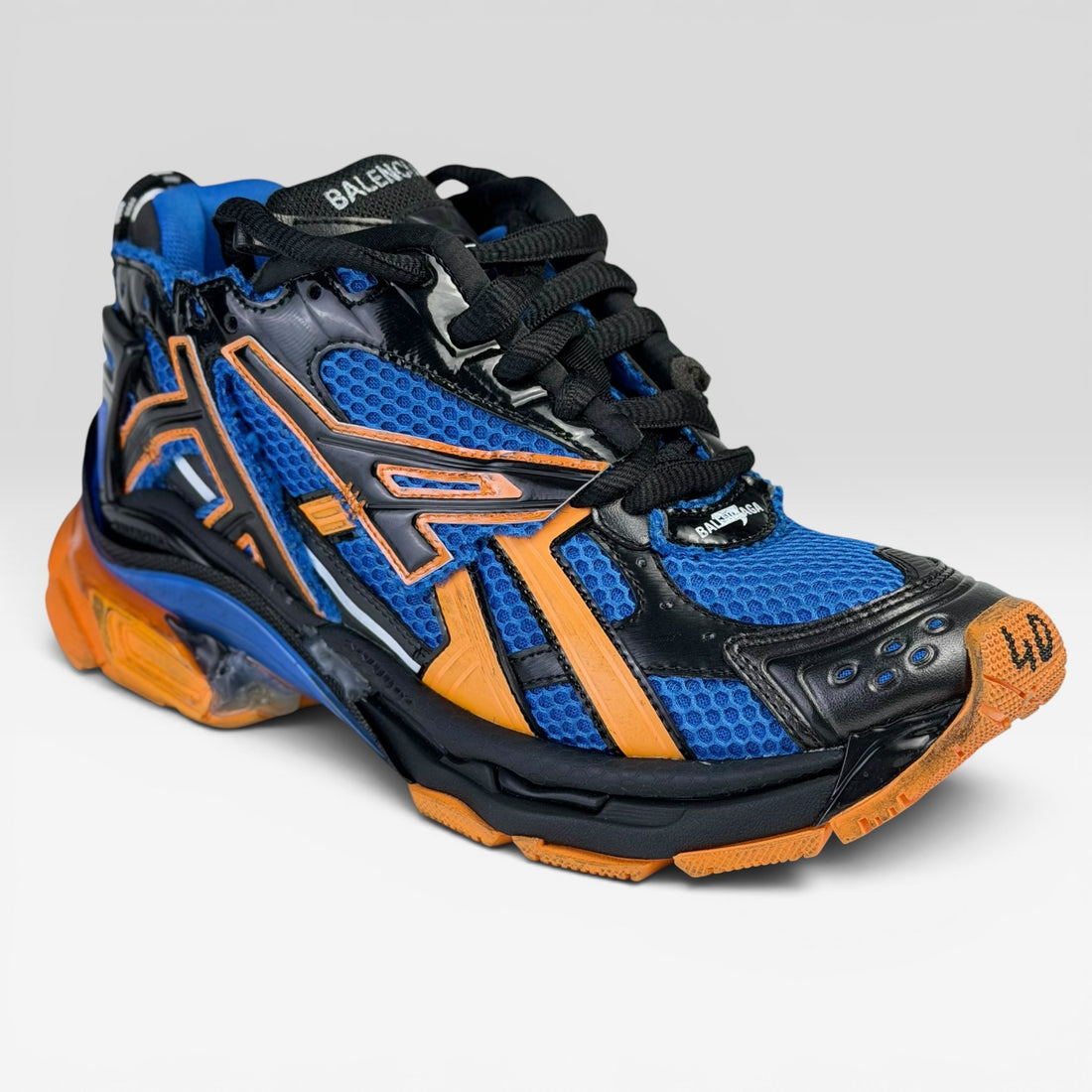 Balenciaga Runner Blue/Orange/Black Sneakers