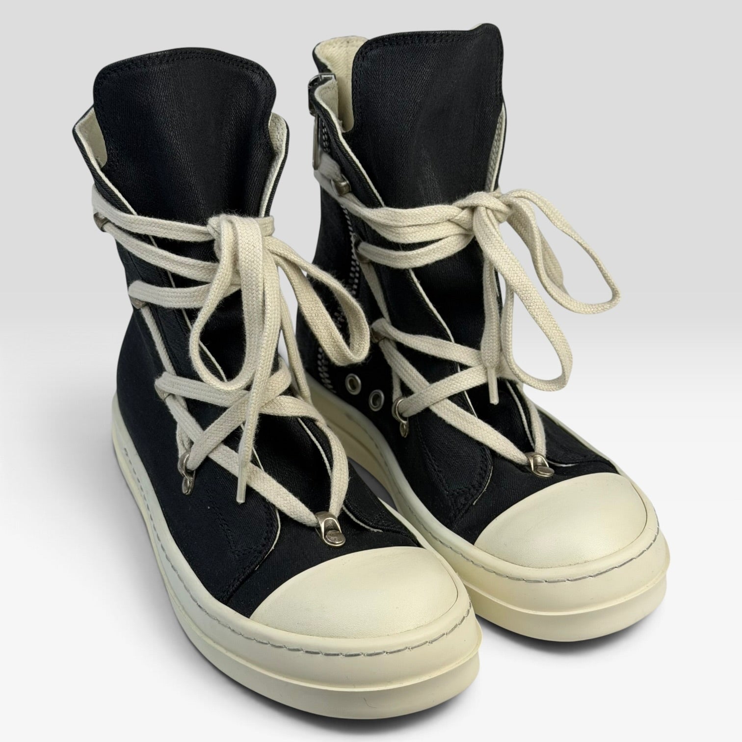 Rick Owens DRKSHDW Hexagram Ramones Denim Black