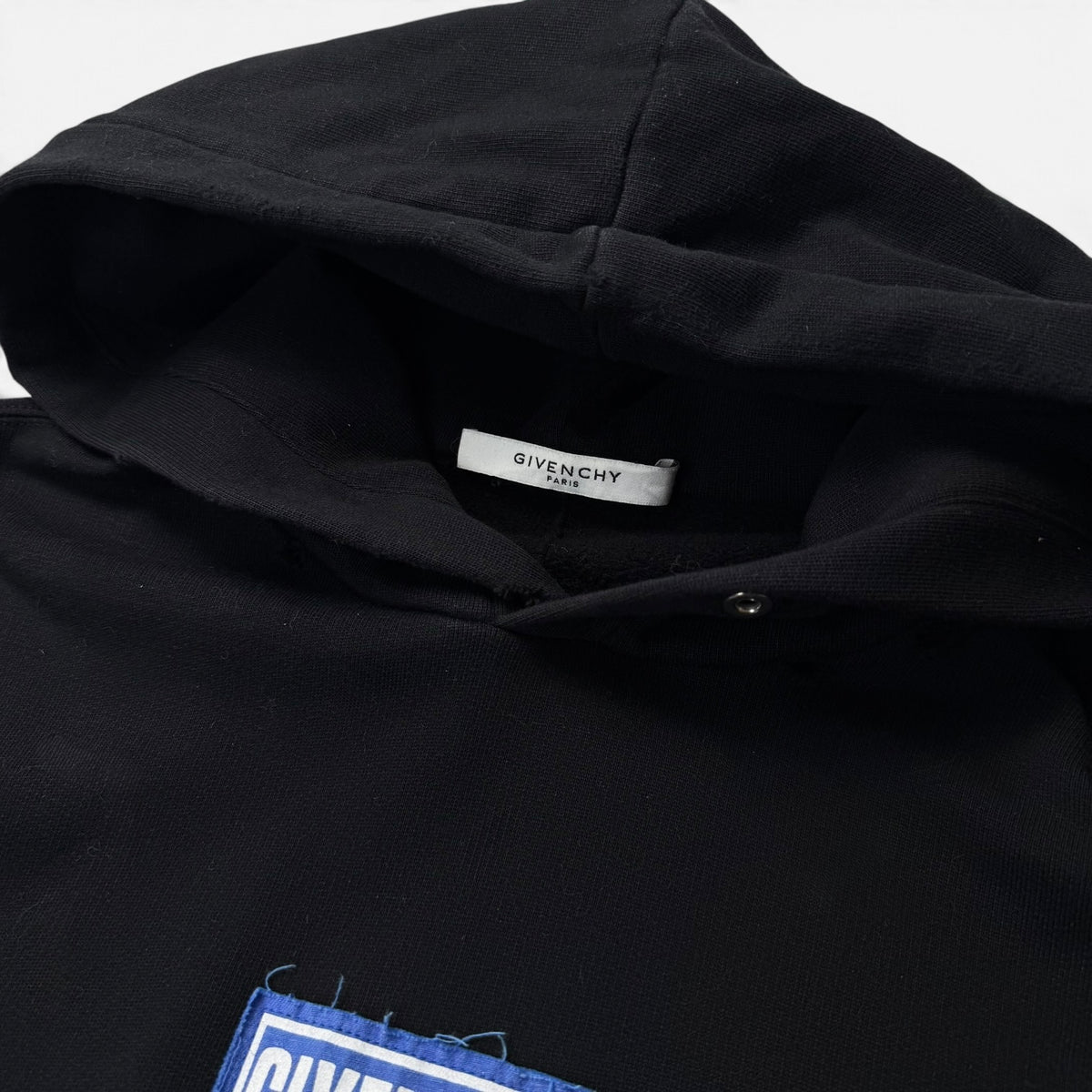 Givenchy Patch Hoodie Cuban Fit Black