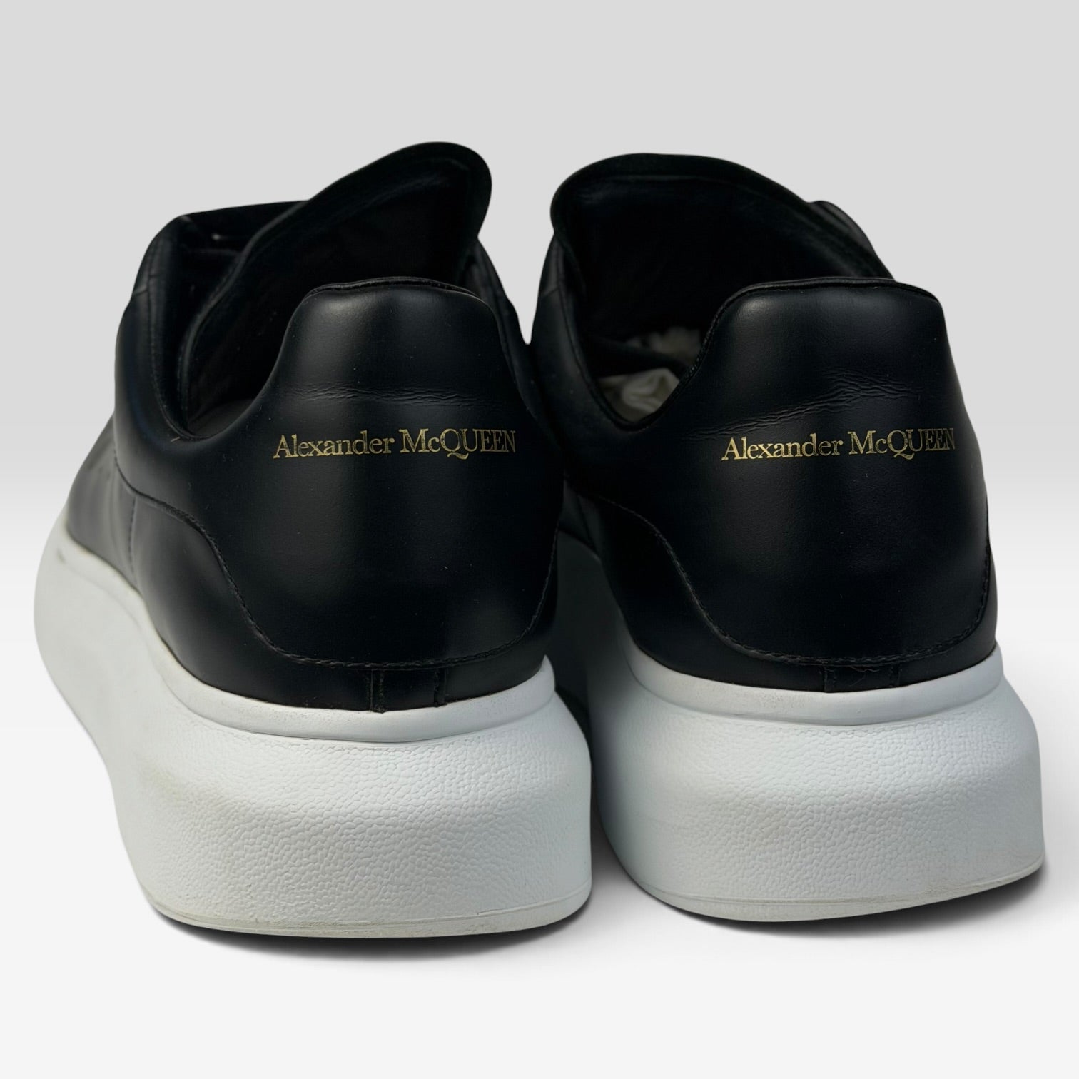 Alexander McQueen Oversized Sneakers Black/Black