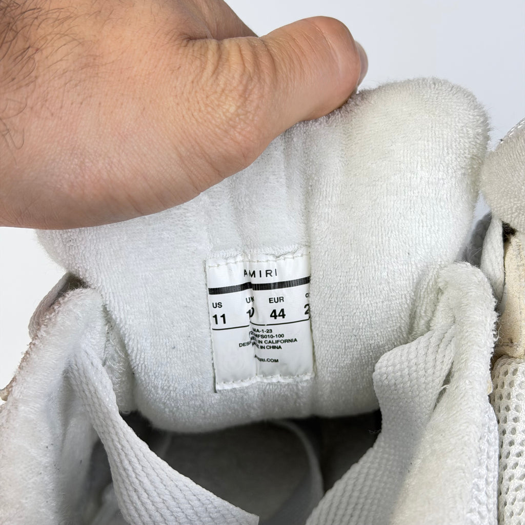 Amiri MA-1 Alabaster White Sneakers