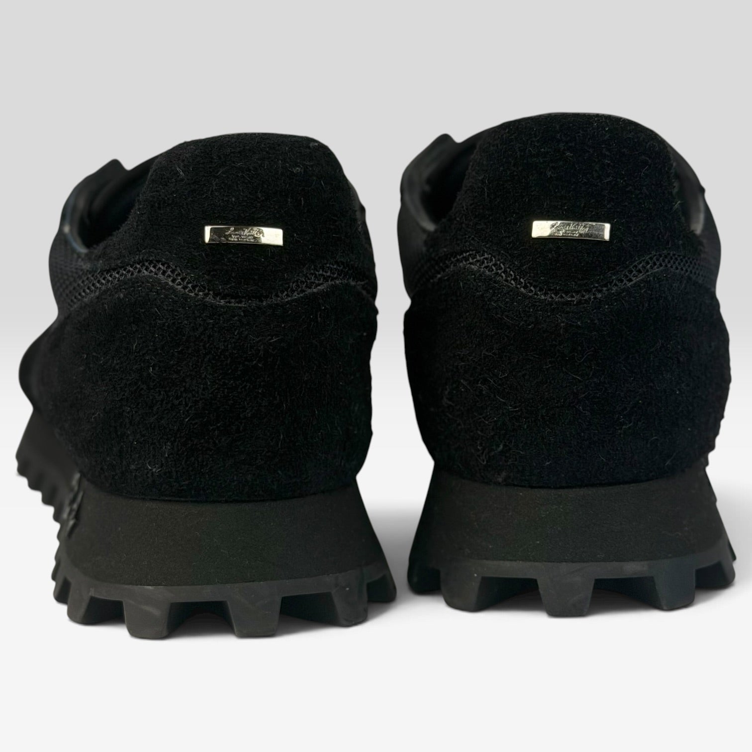 Louis Vuitton Runner Black Mesh & Suede | Sneakers Louis Vuitton