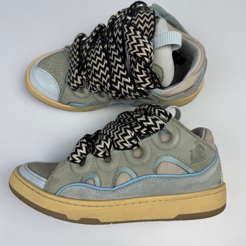 Lanvin Curb Blue Sneakers