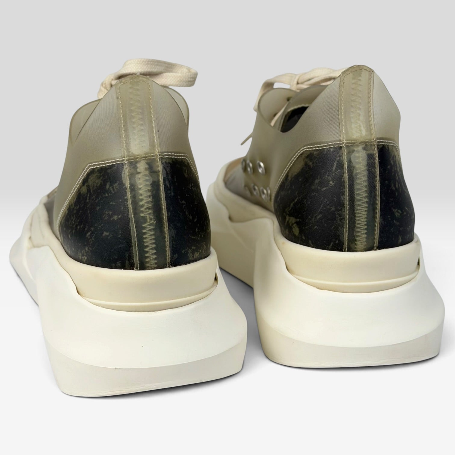 Rick Owens DRKSHDW Abstract Low Ramones PVC