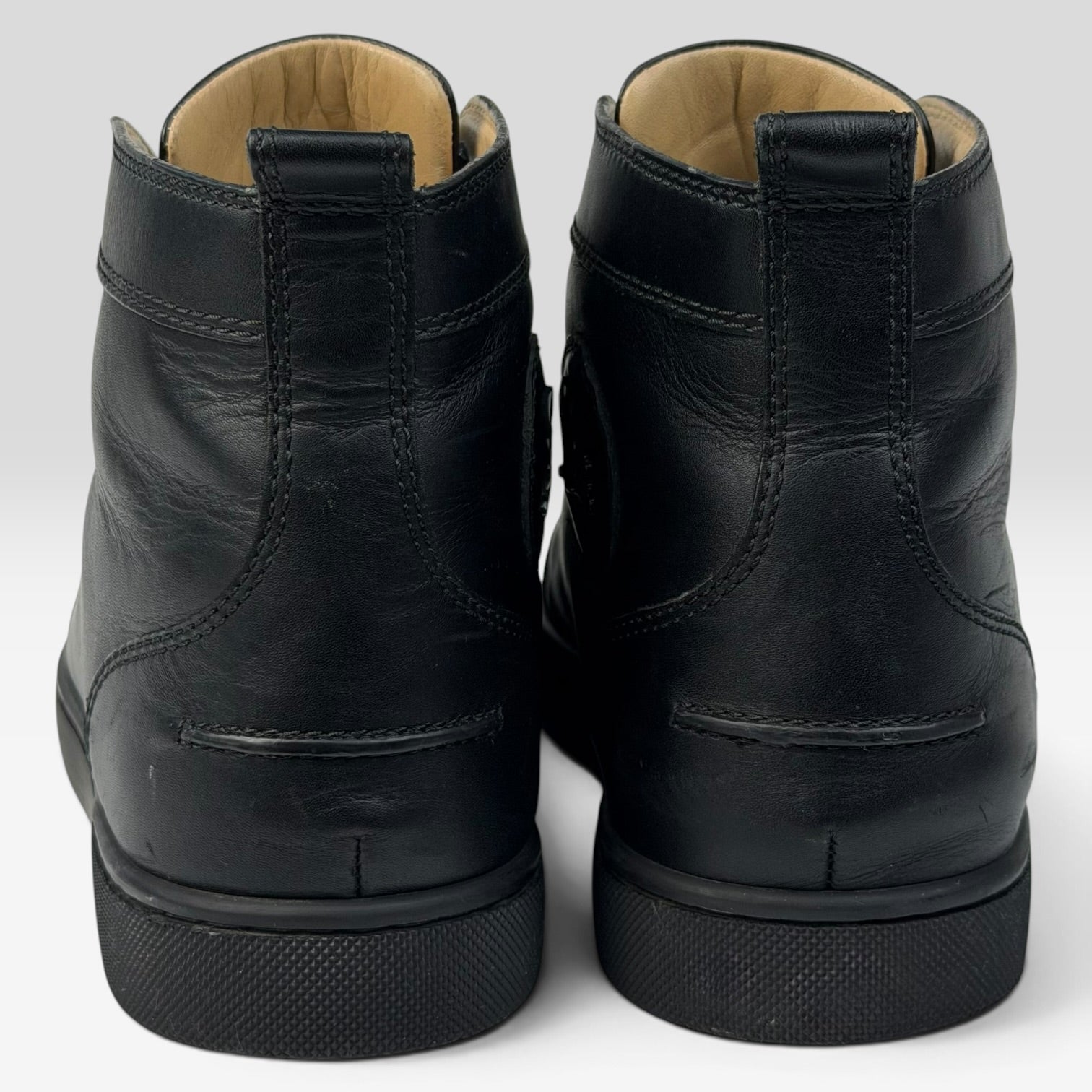 Christian Louboutin Lou Spikes High-Top Black