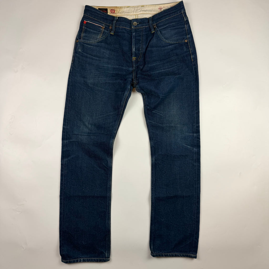 Evisu Seagull Pocket Embroidered Jeans