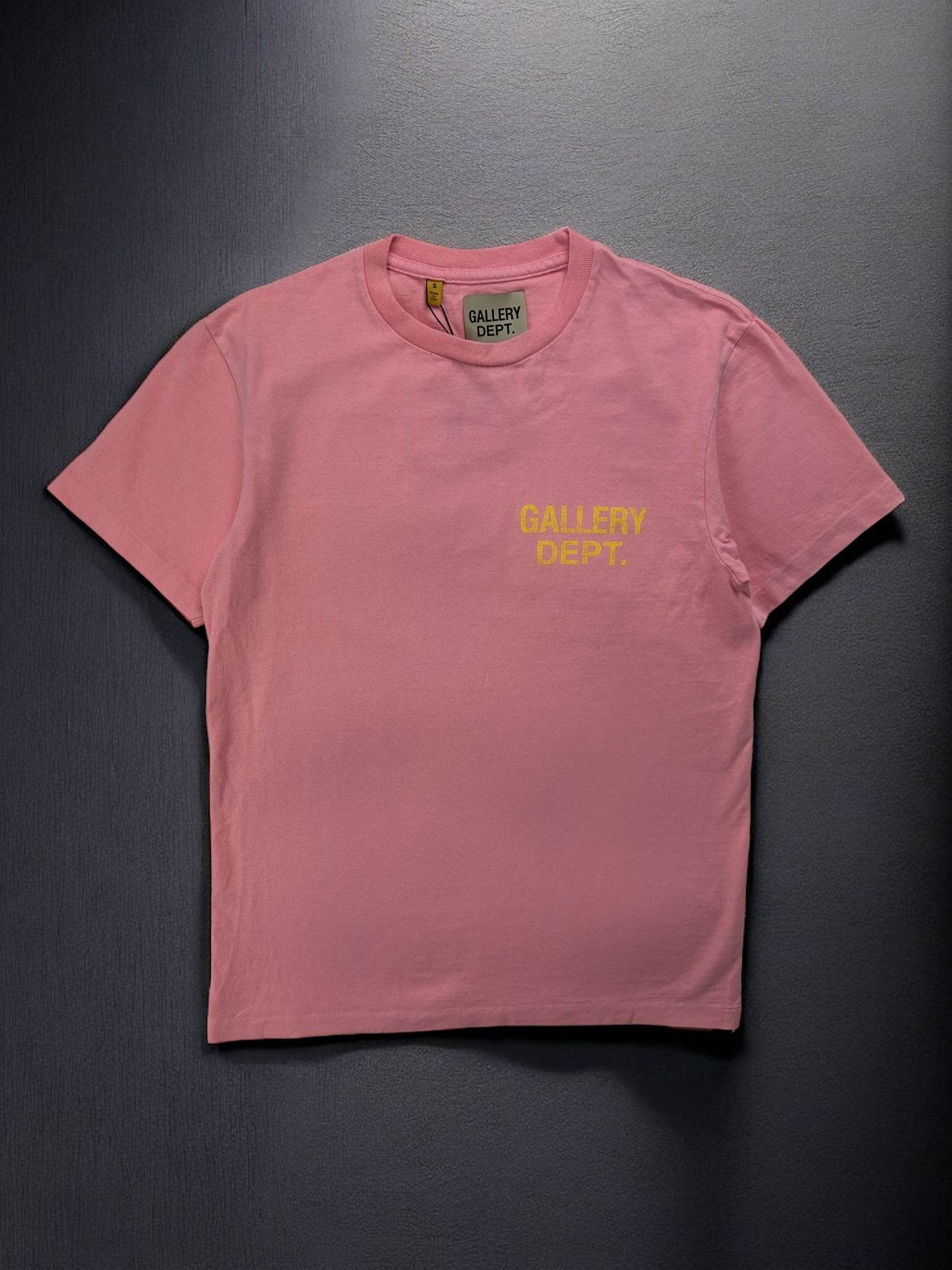 Gallery Dept Souvenir Logo T-shirt Pink - V STEALS