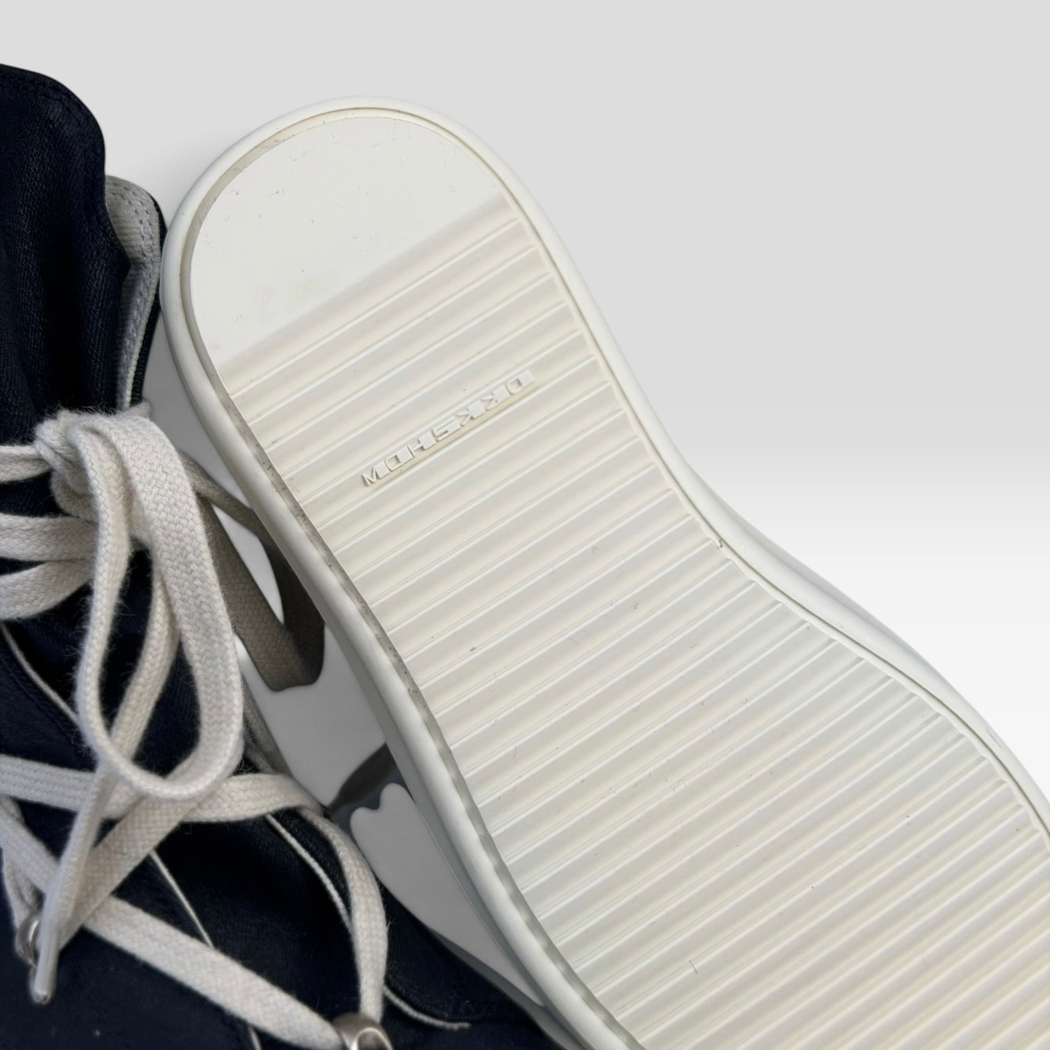 Rick Owens DRKSHDW Hexagram Ramones Denim Black