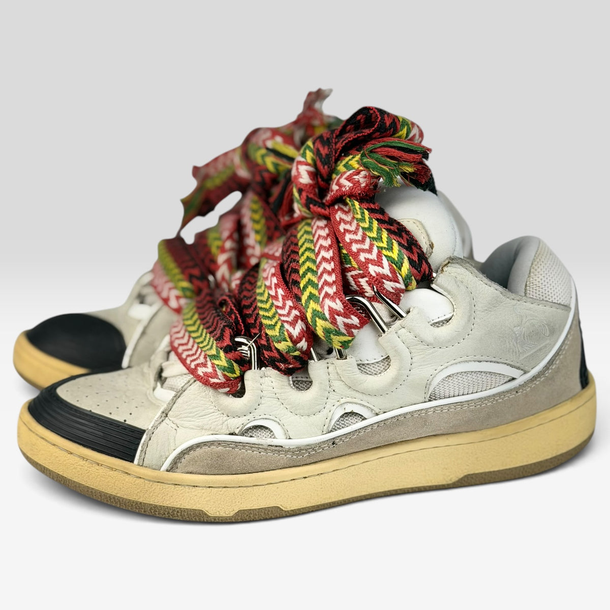 Lanvin Curb White Sneakers