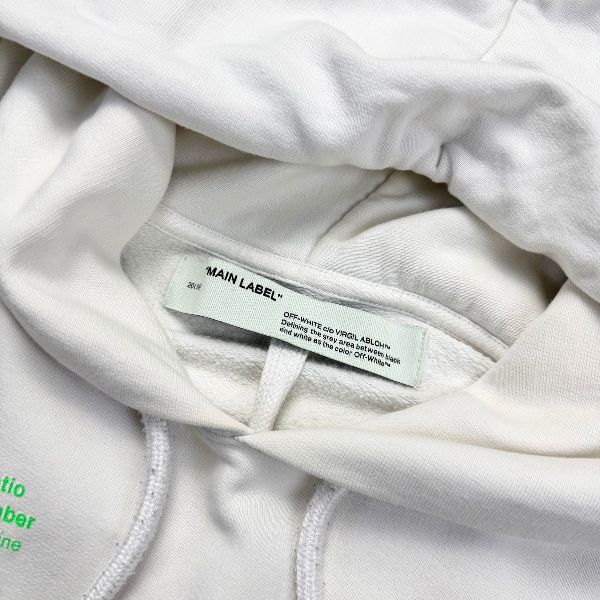 Off-White Golden Ratio Hoodie White