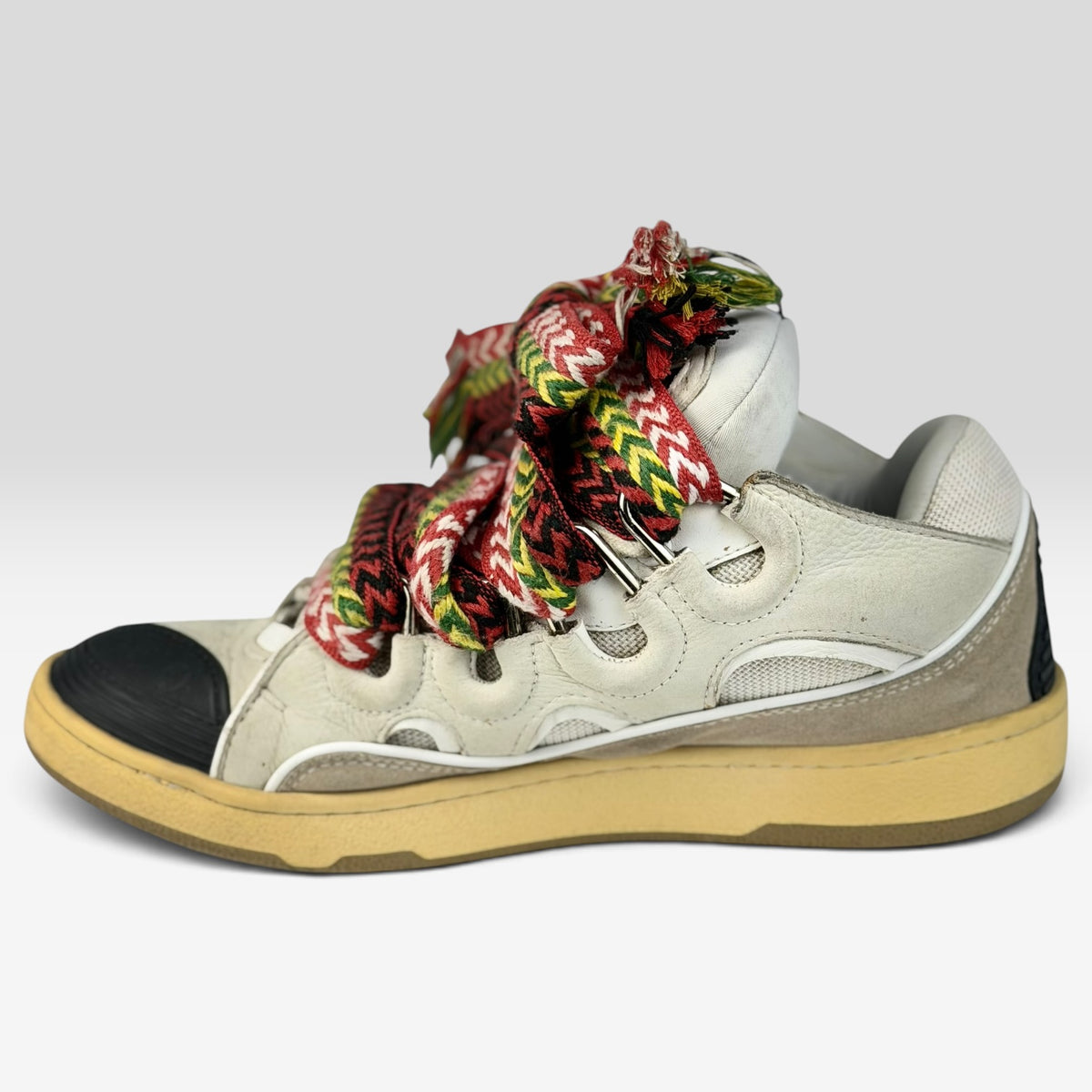 Lanvin Curb White Sneakers