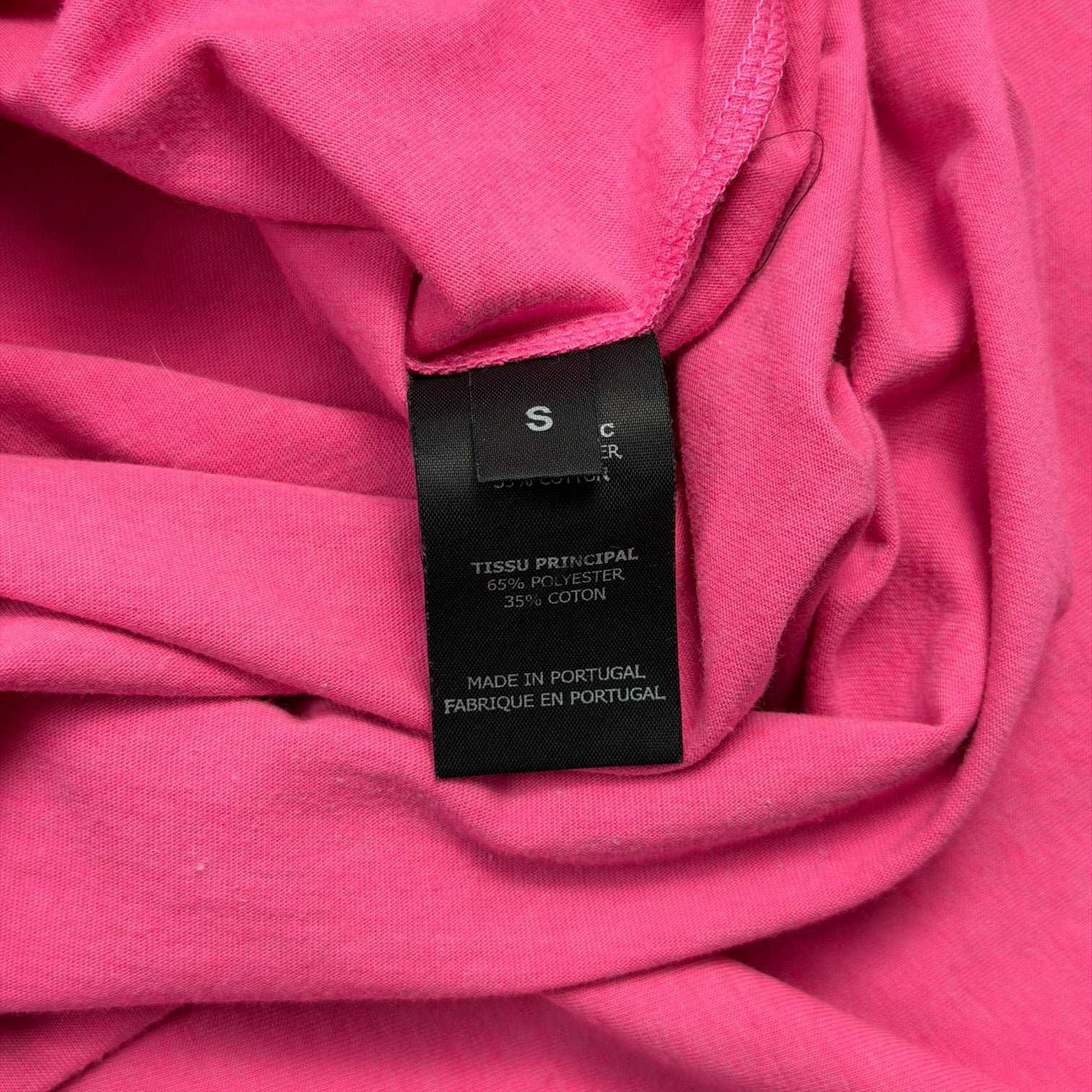 Vetements SS20 "Priority Mail Express" Logo T-Shirt Pink