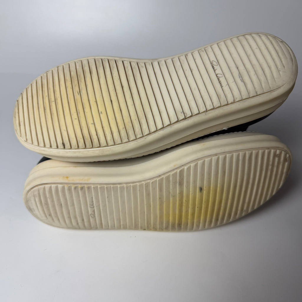 Rick Owens Runched Leather Ramones