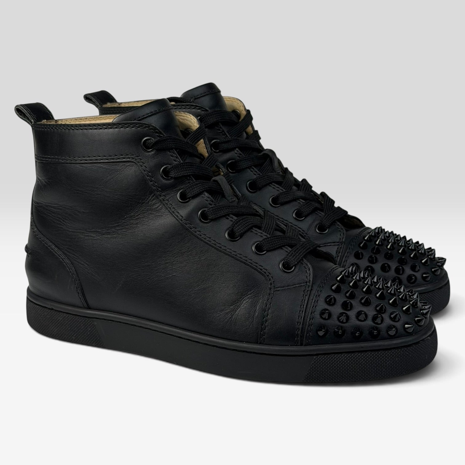 Christian Louboutin Lou Spikes High-Top Black