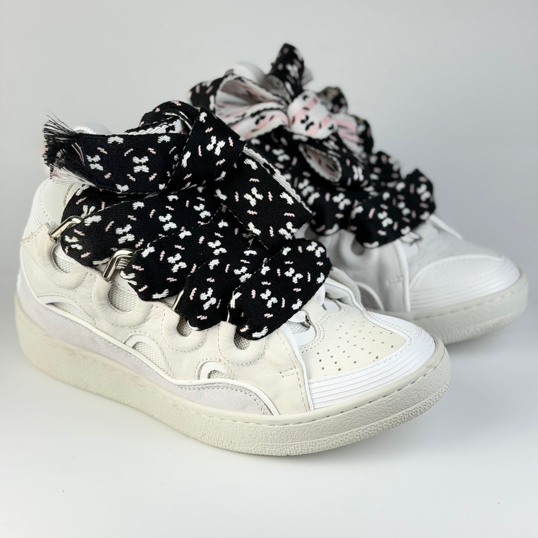 Lanvin Curb White Sneakers