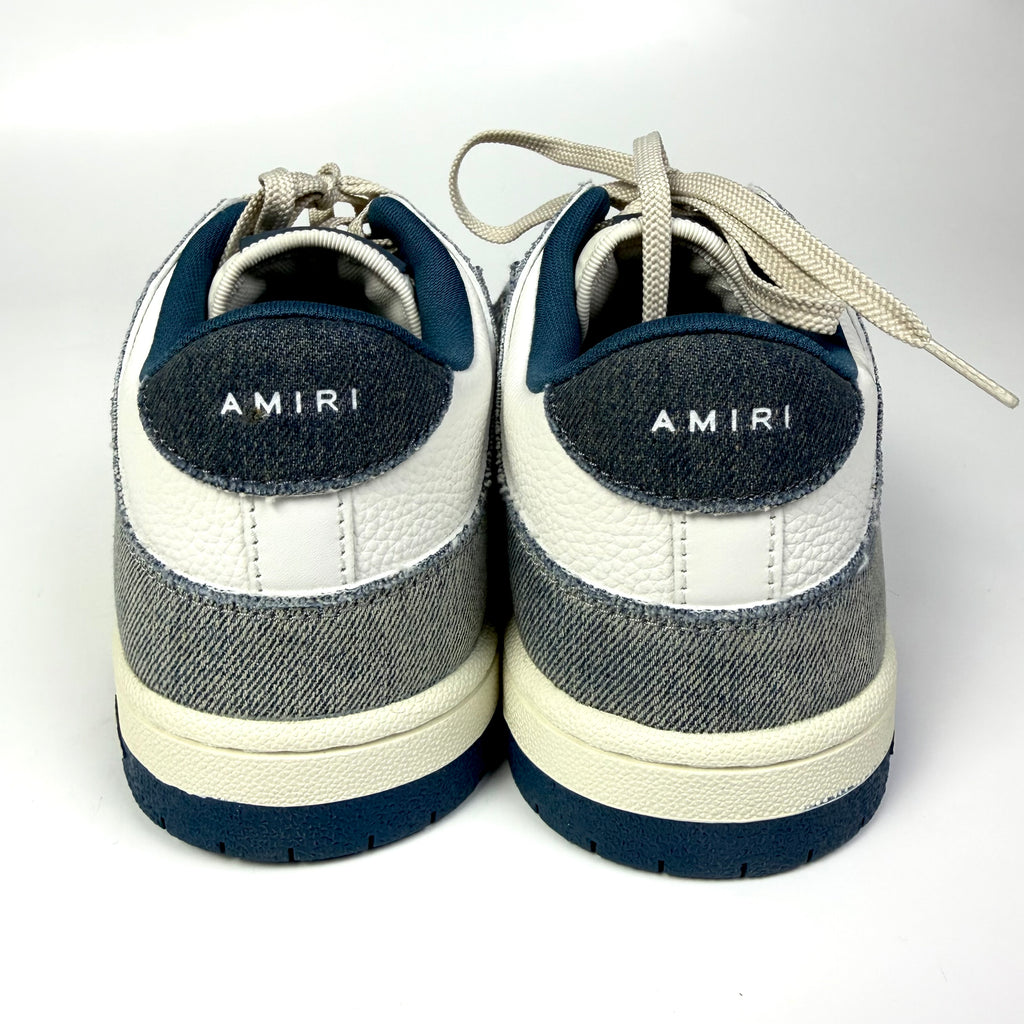 Amiri Skel-Top Denim Sneakers