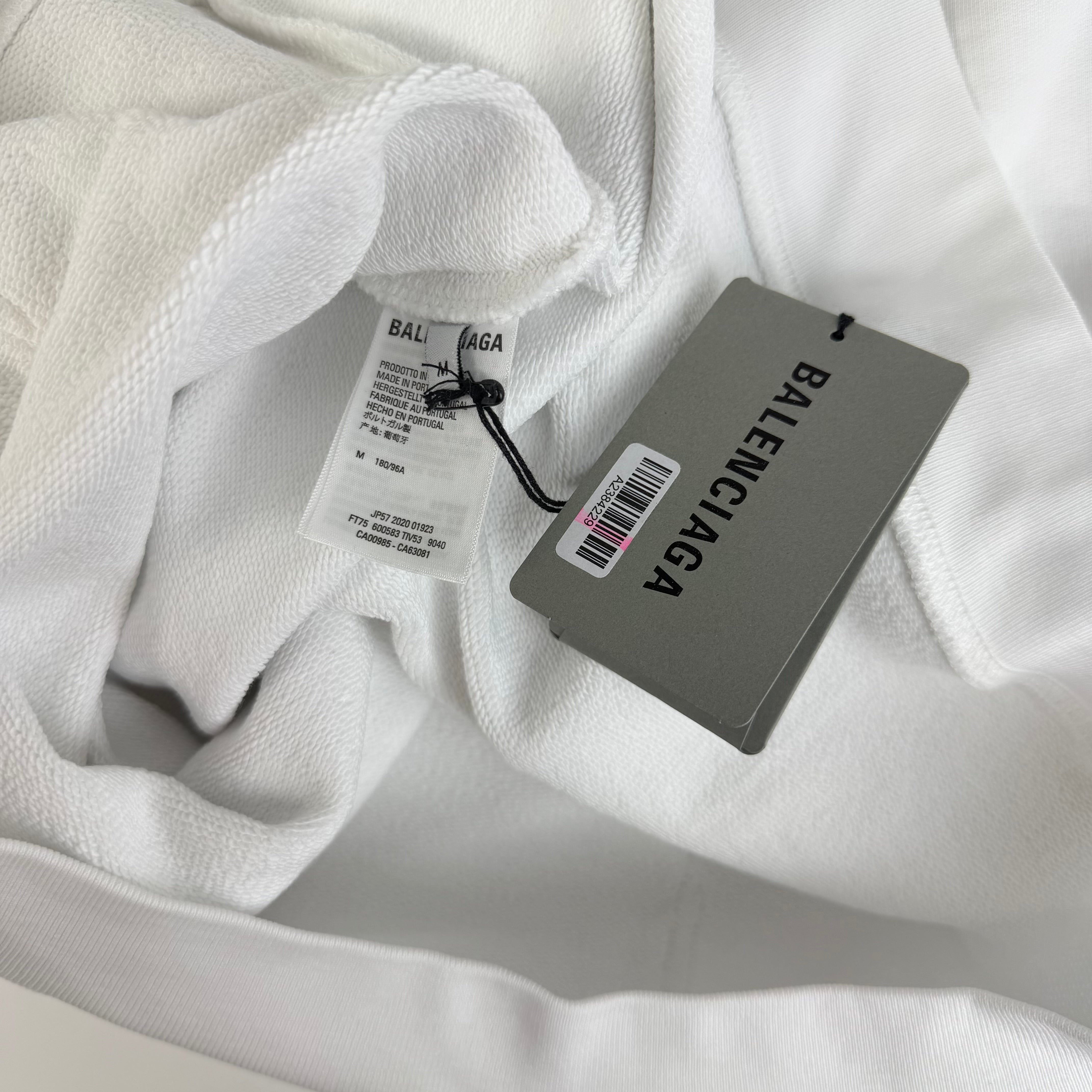 Balenciaga Political Campaign Hoodie White | Hanorac Balenciaga