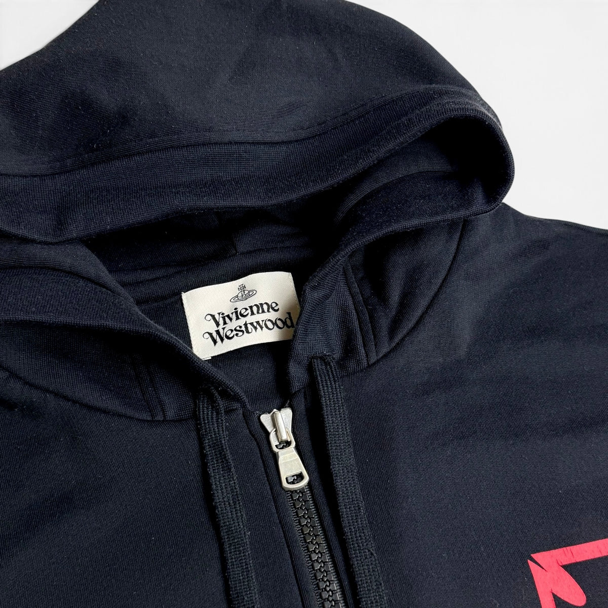 Vivienne Westwood Rugged Zip Hoodie Black