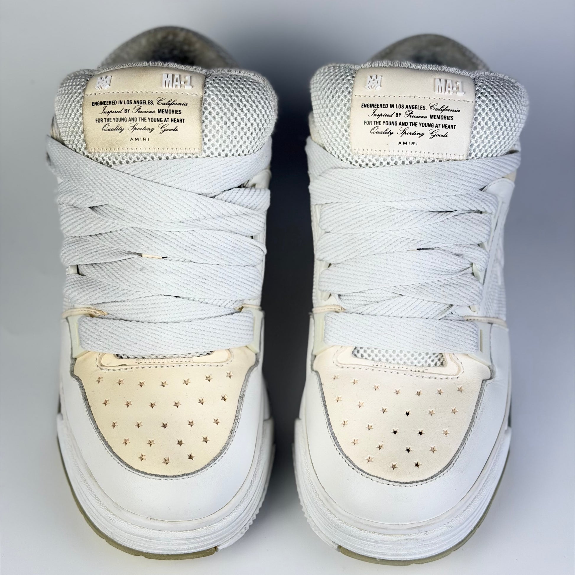 Amiri MA-1 Alabaster White Sneakers