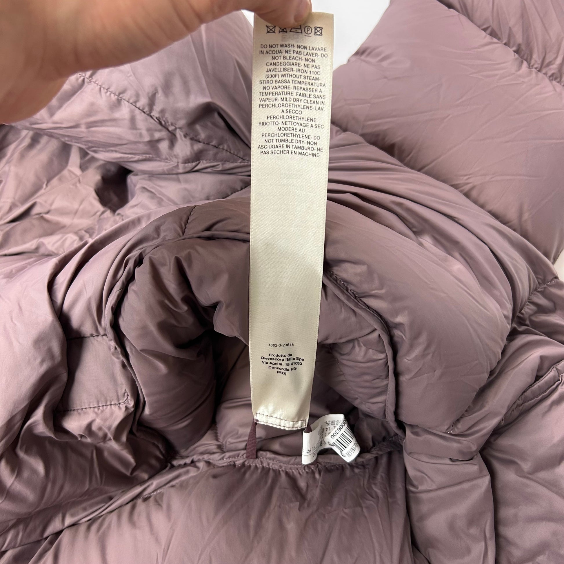 Rick Owens Funnel Neck Down Puffer Jacket