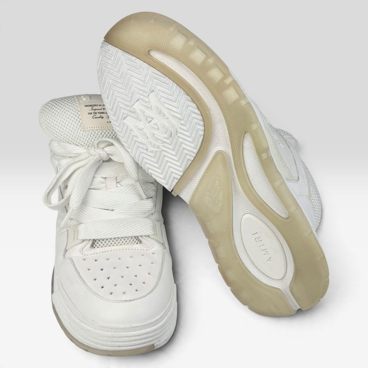 Amiri MA-1 White Sneakers
