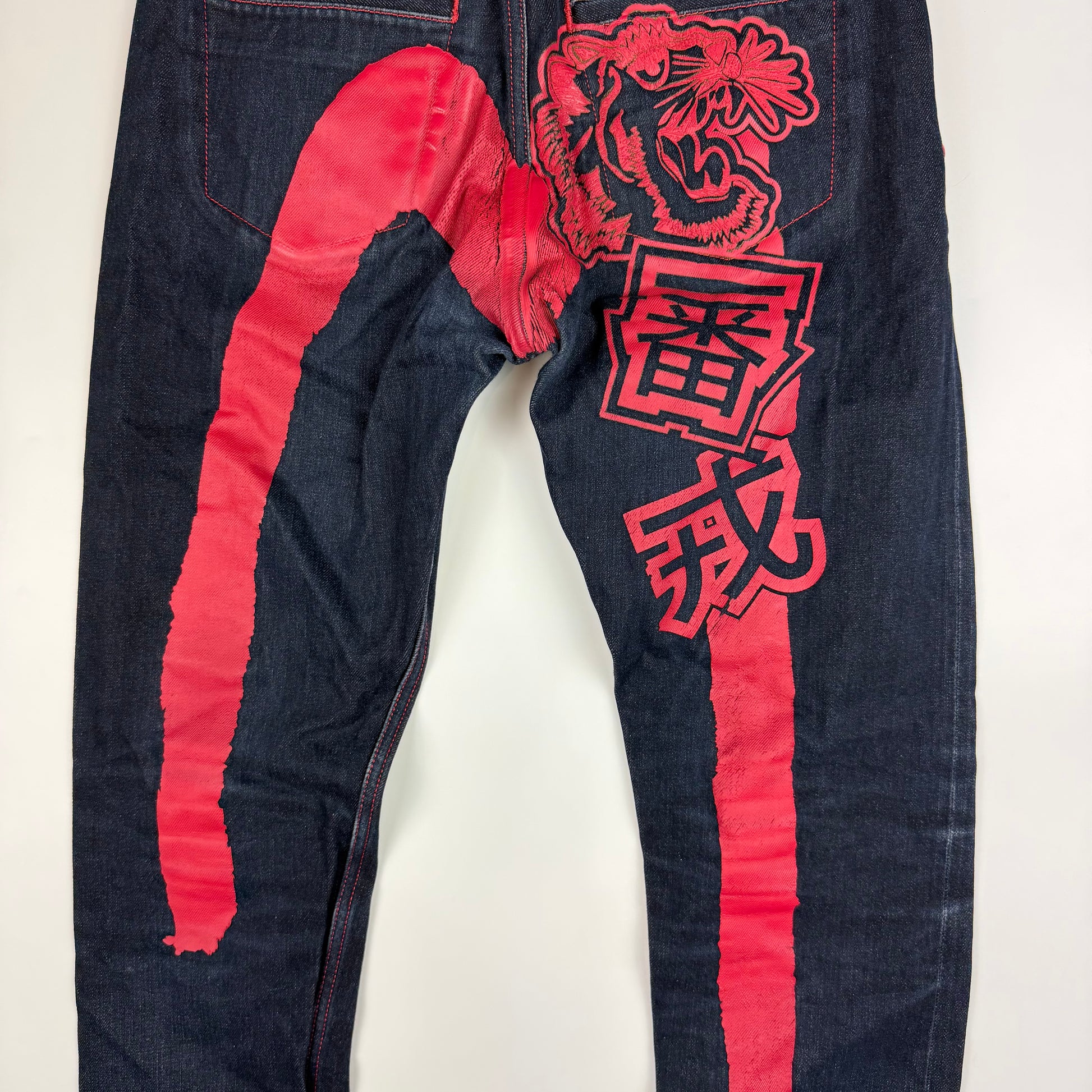 Evisu Raw Denim Daicock Jeans