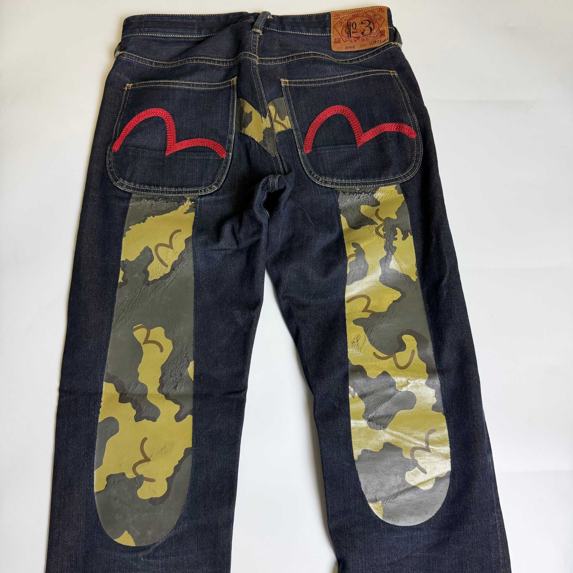 Evisu Camo Daicock Jeans