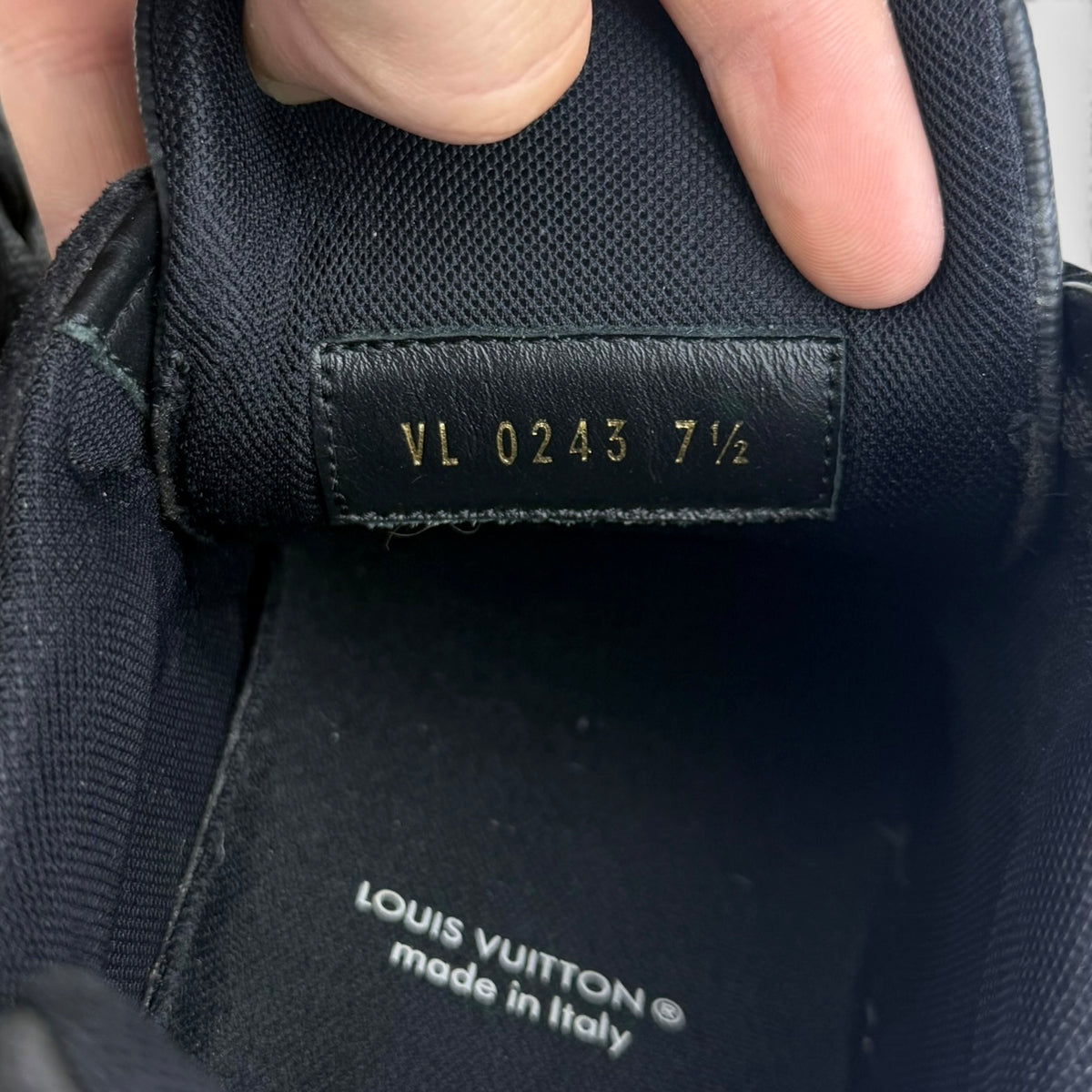 Louis Vuitton LV Trainer Black Monogram