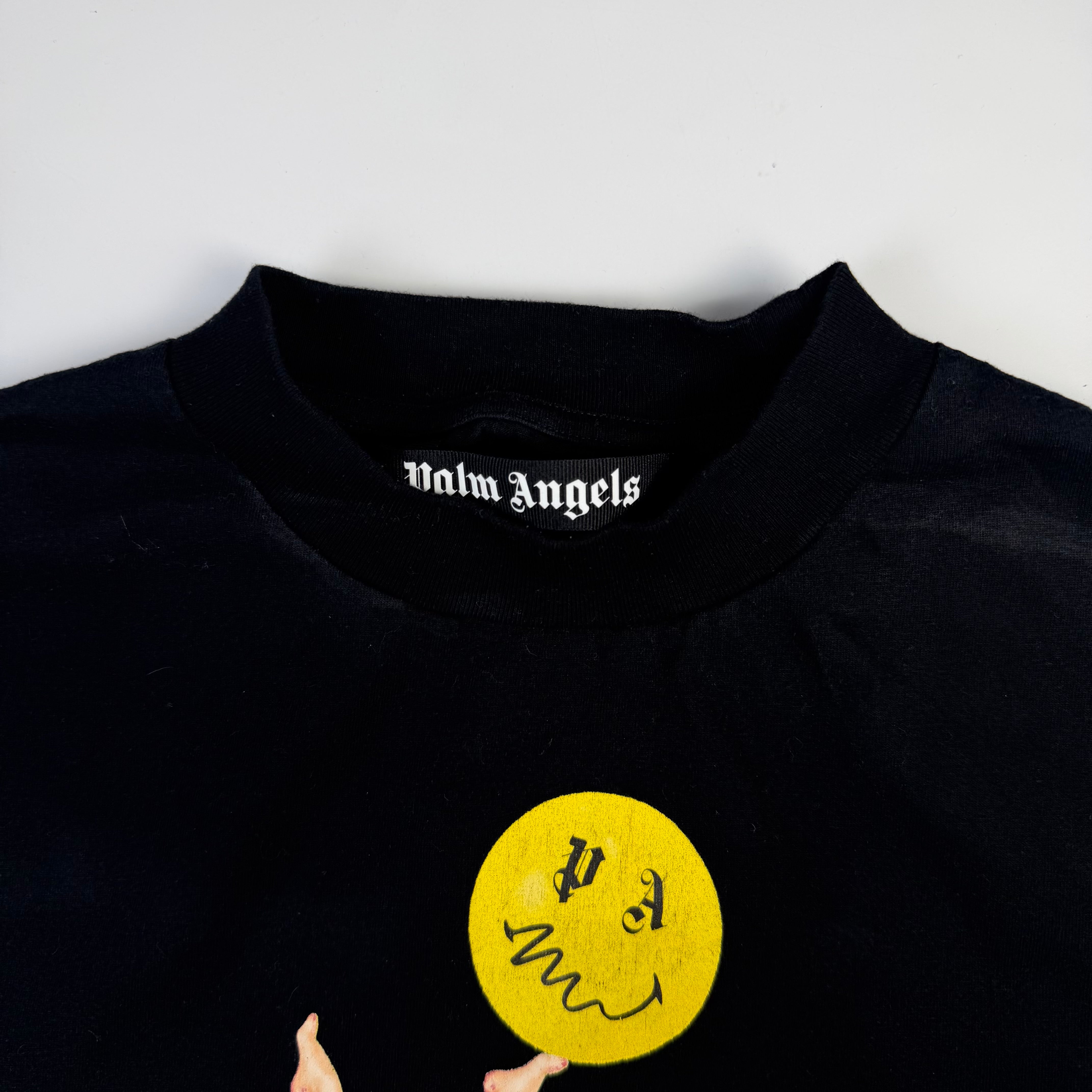 Palm Angels x Smiley Juggler Pin Up T-Shirt Black