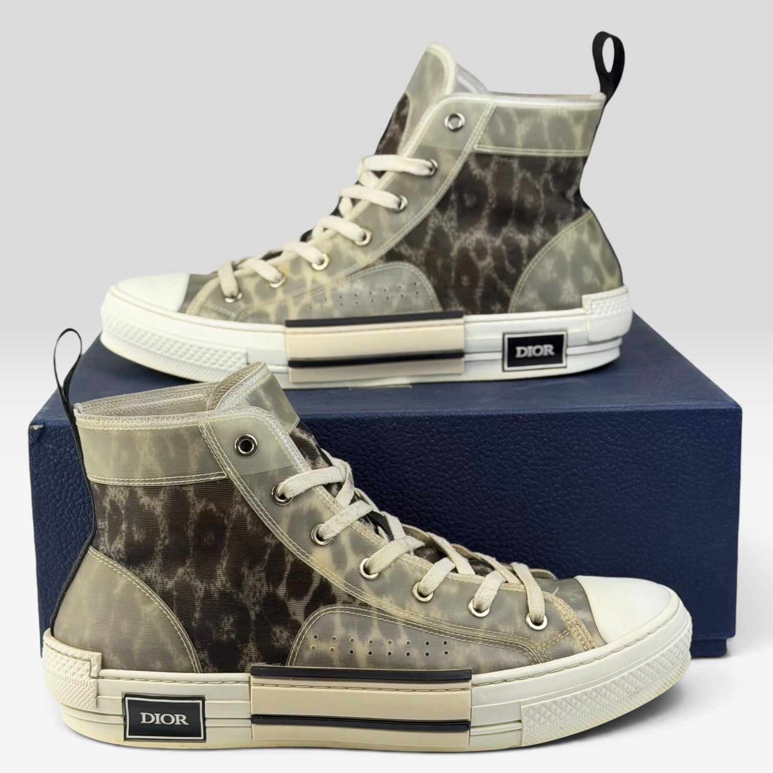 Dior B23 High-Top Leopard