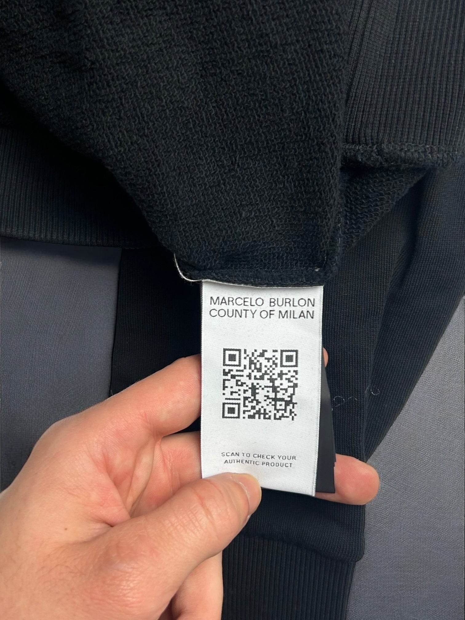 Marcelo Burlon Logo Patch Hoodie - V STEALS