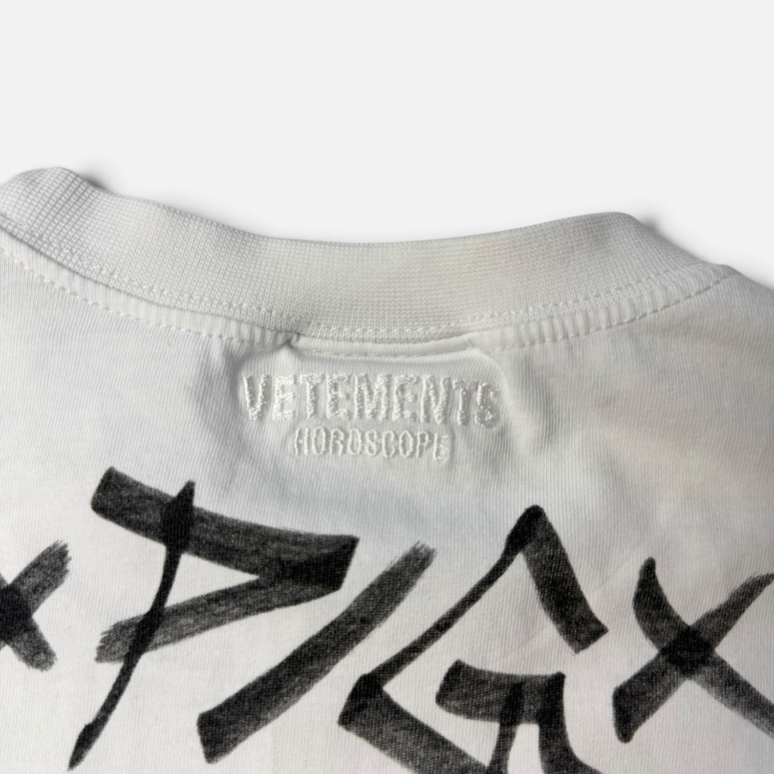 Vetements SS19 "White Pig" Chinese Zodiac T-Shirt