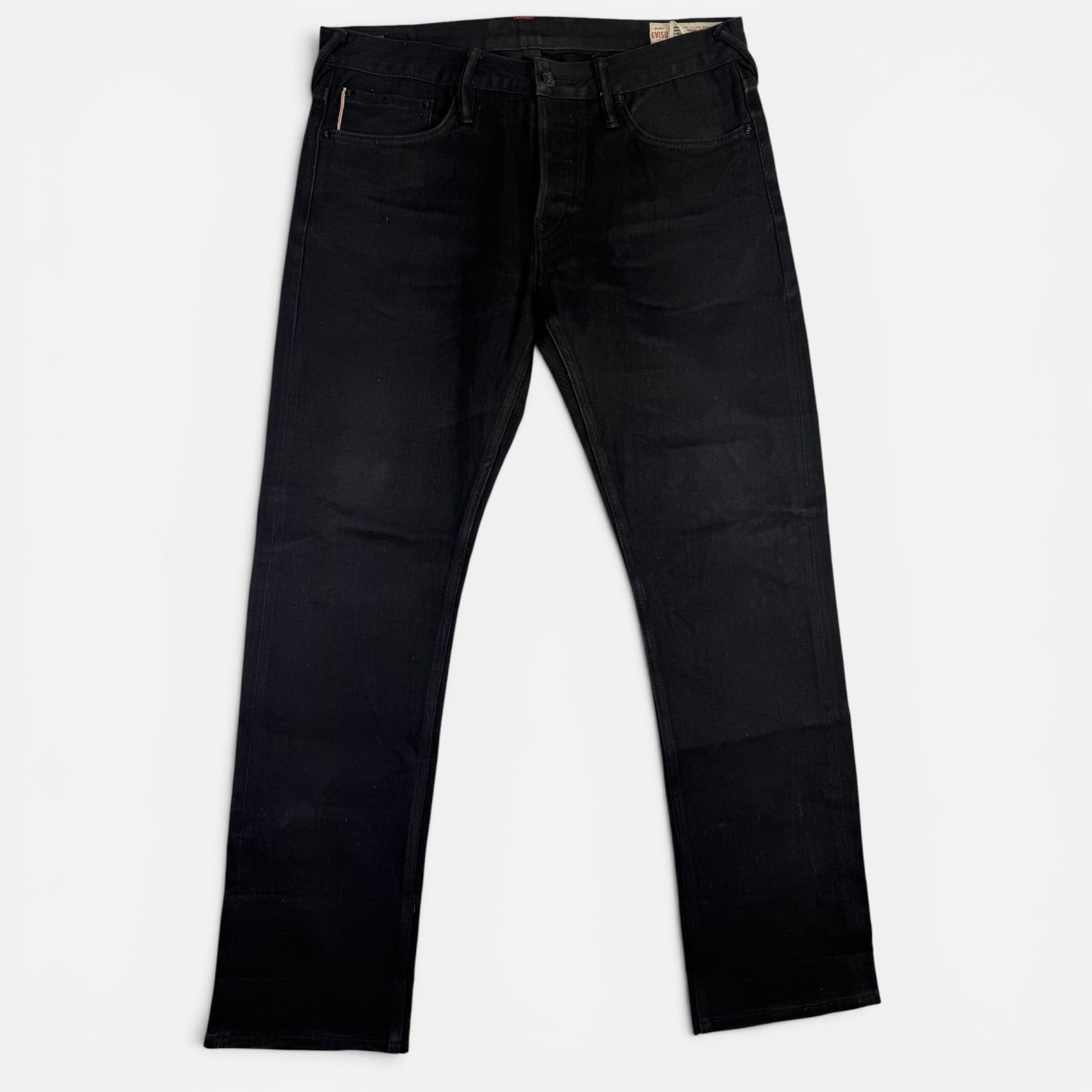 Evisu Floral Daicock Black Japanese Denim