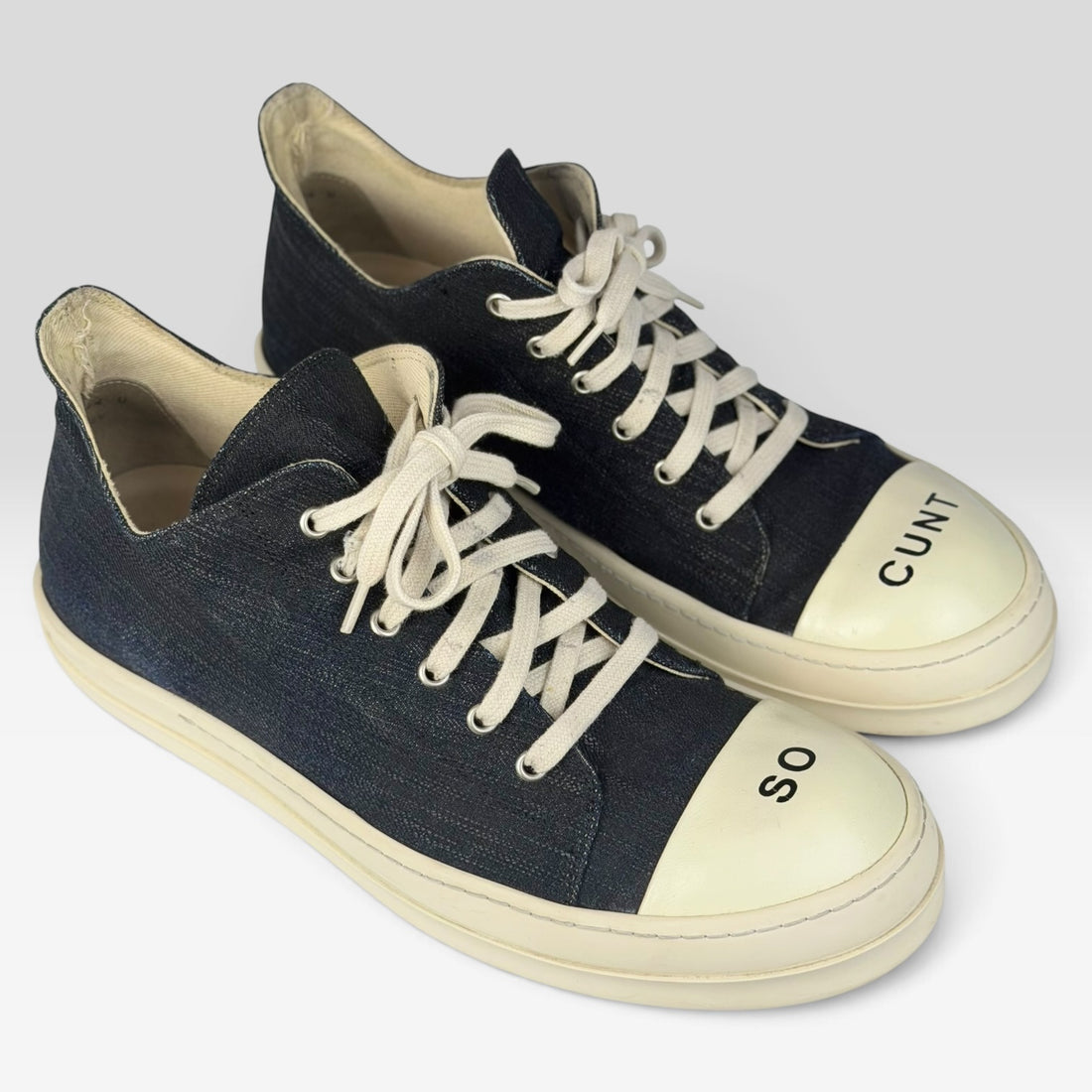 Rick Owens DRKSHDW So Cunt Ramones Low Denim | Sneakers Rick Owens