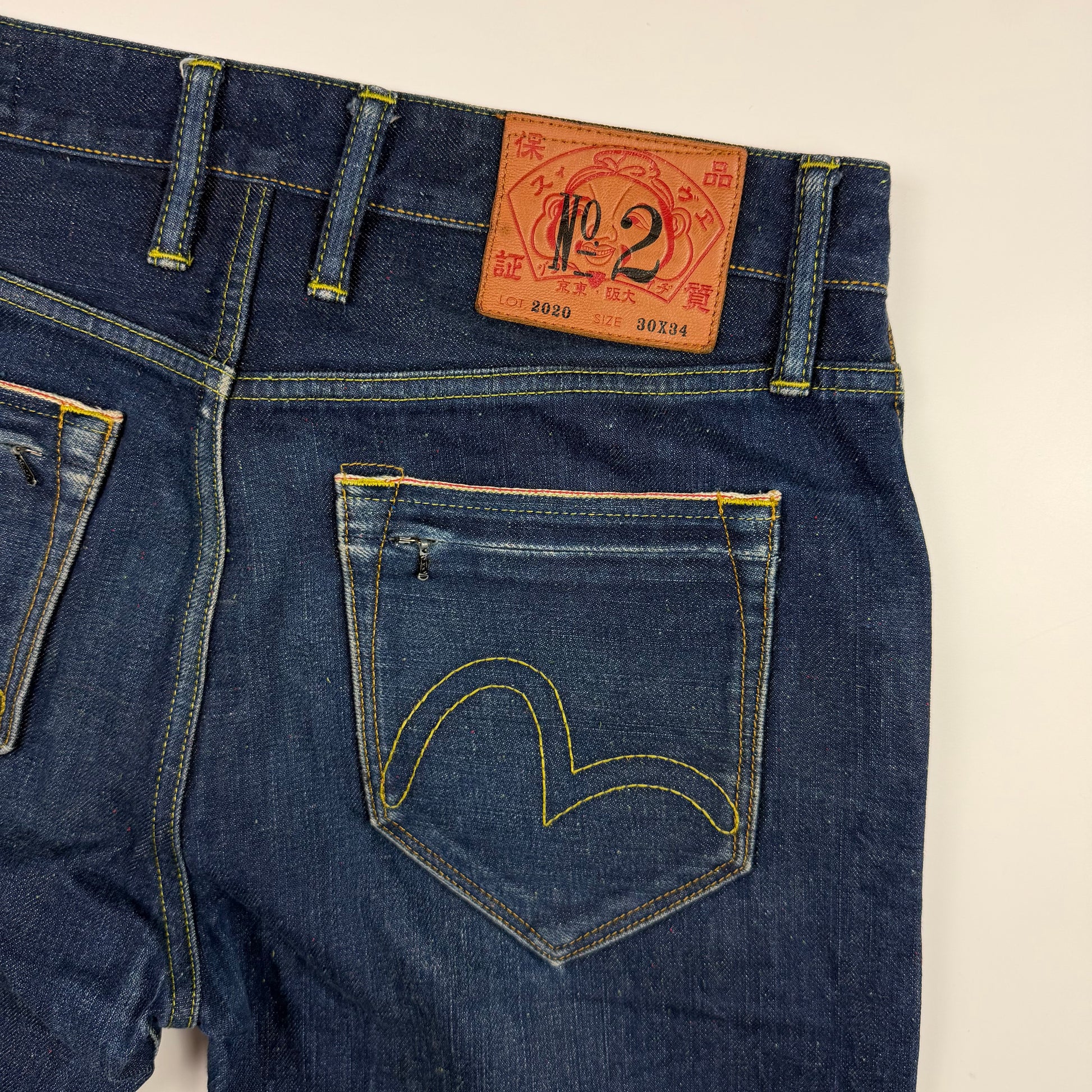 Evisu Seagull Pocket Embroidered Jeans