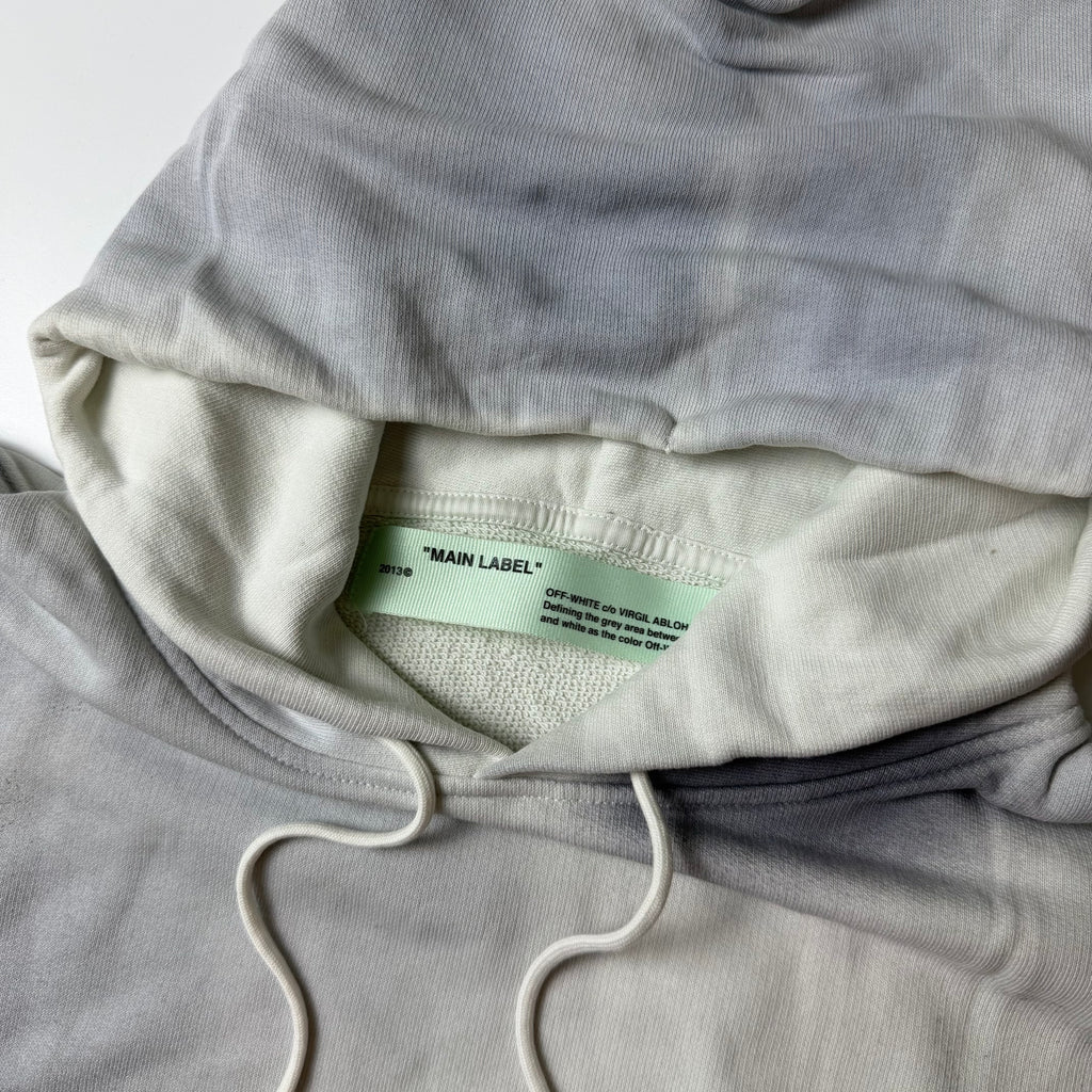 Off-White Grey Spray Hoodie