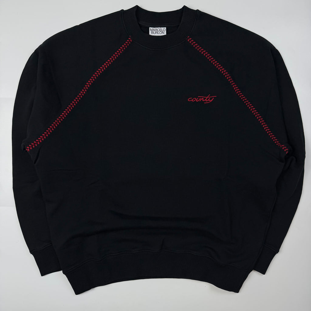 Marcelo Burlon Overlay Logo Sweatshirt