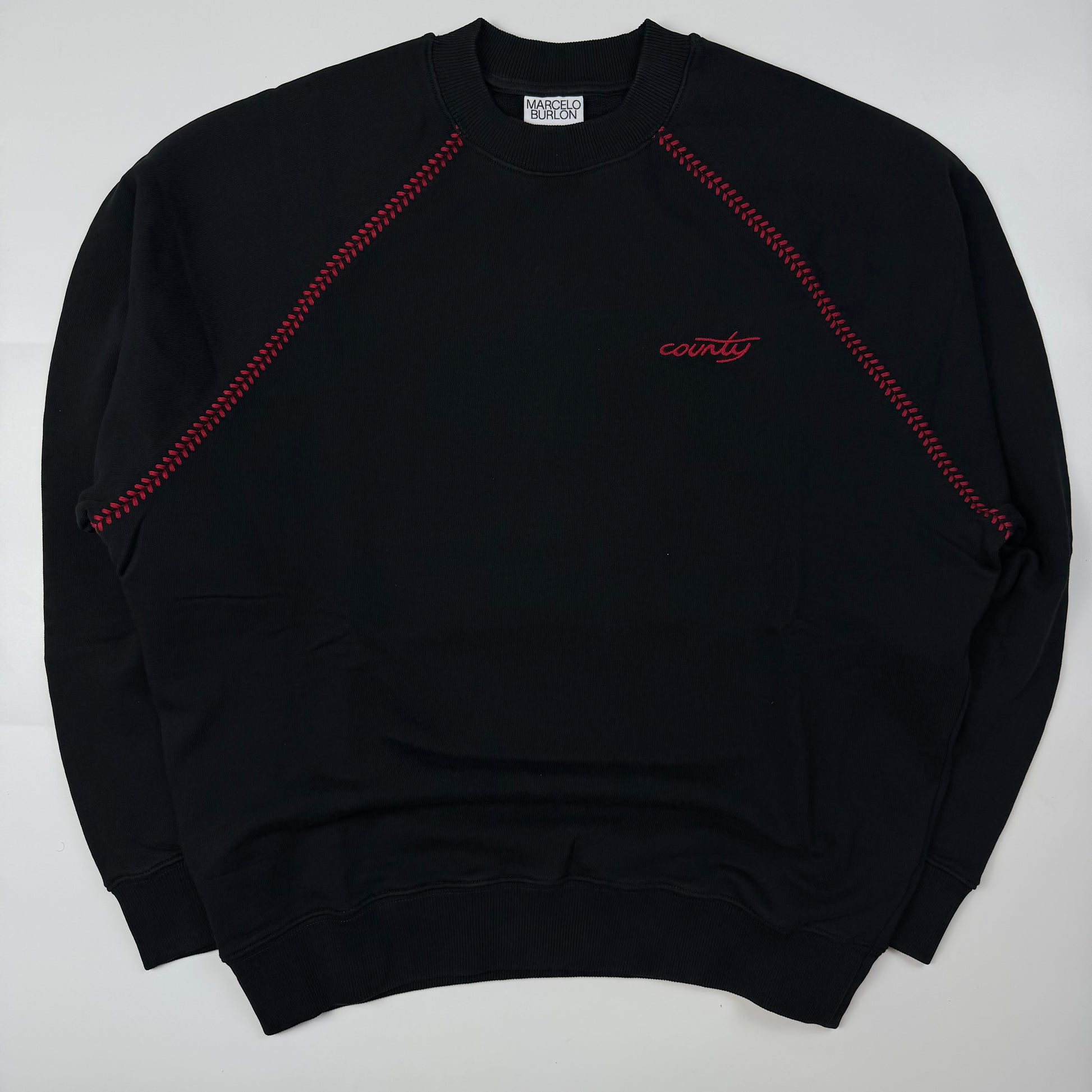 Marcelo Burlon Overlay Logo Sweatshirt
