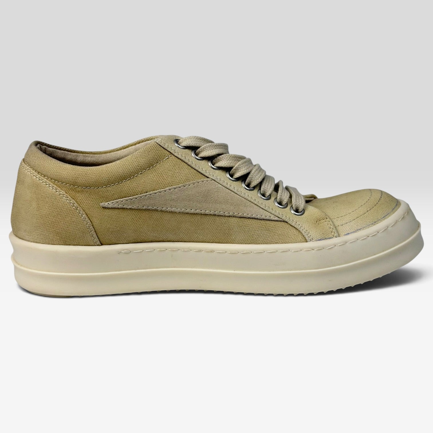 Rick Owens Vintage Sneaks Denim Beige/Milk