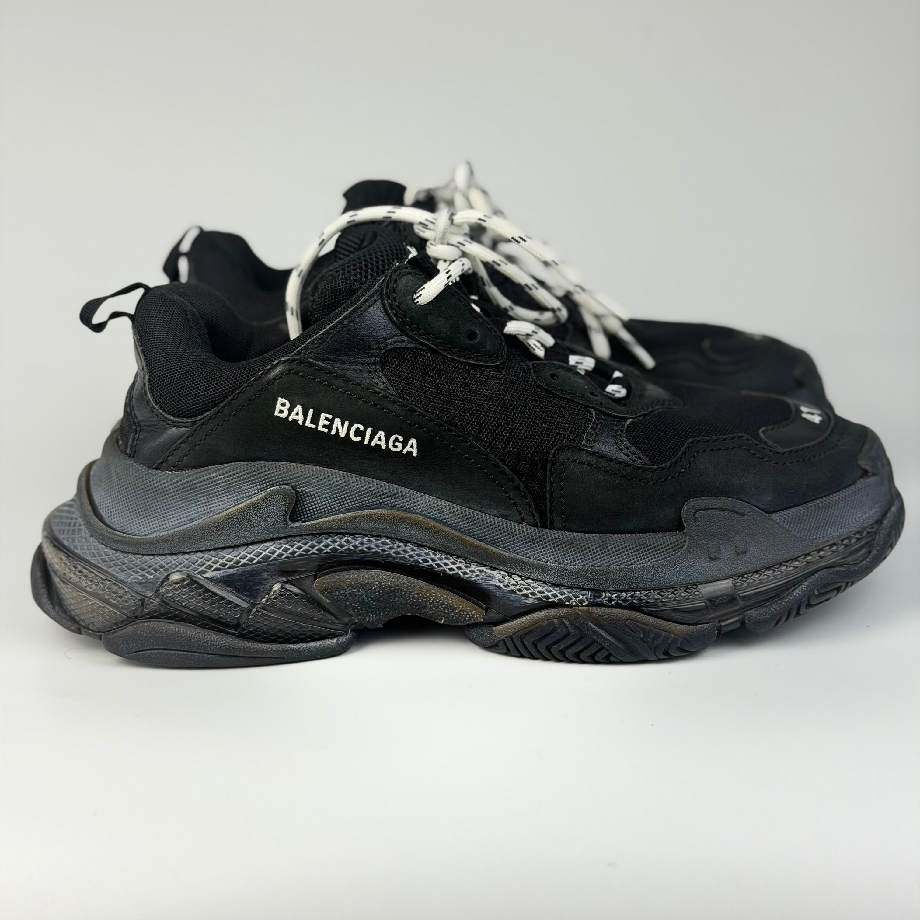 Balenciaga Triple S Black Clear Sole