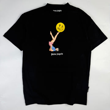 Palm Angels x Smiley Juggler Pin Up T-Shirt Black