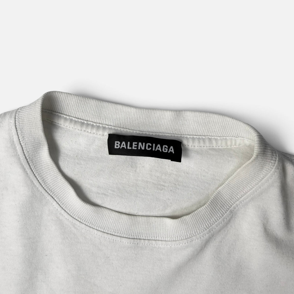 Balenciaga BB Logo Oversized T-Shirt White