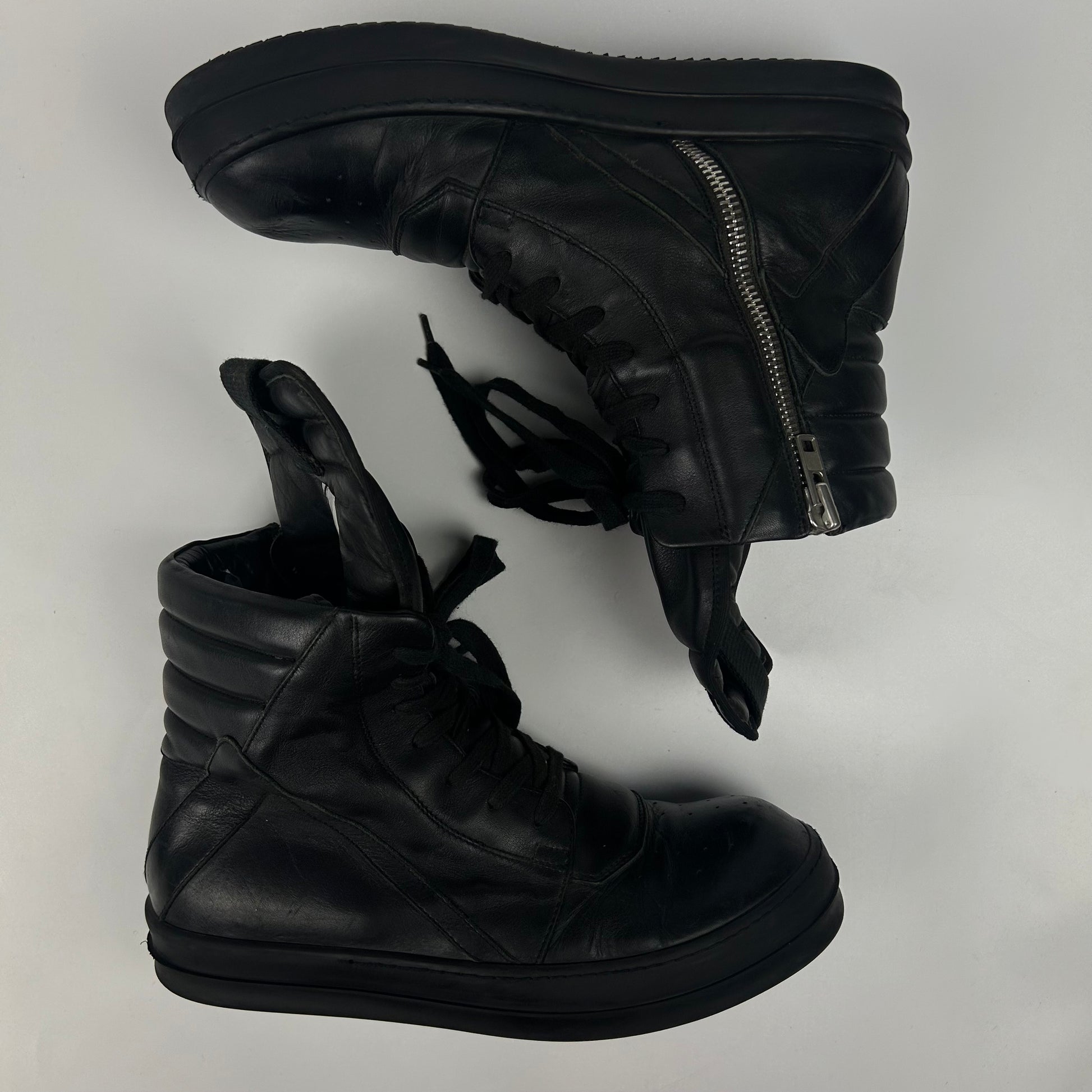 Rick Owens Geobasket Triple Black