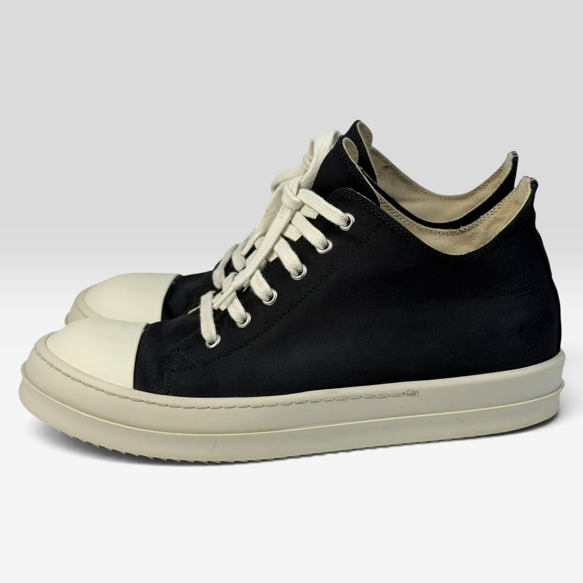 Rick Owens DRKSHDW Ramones Low Sombra Oscura