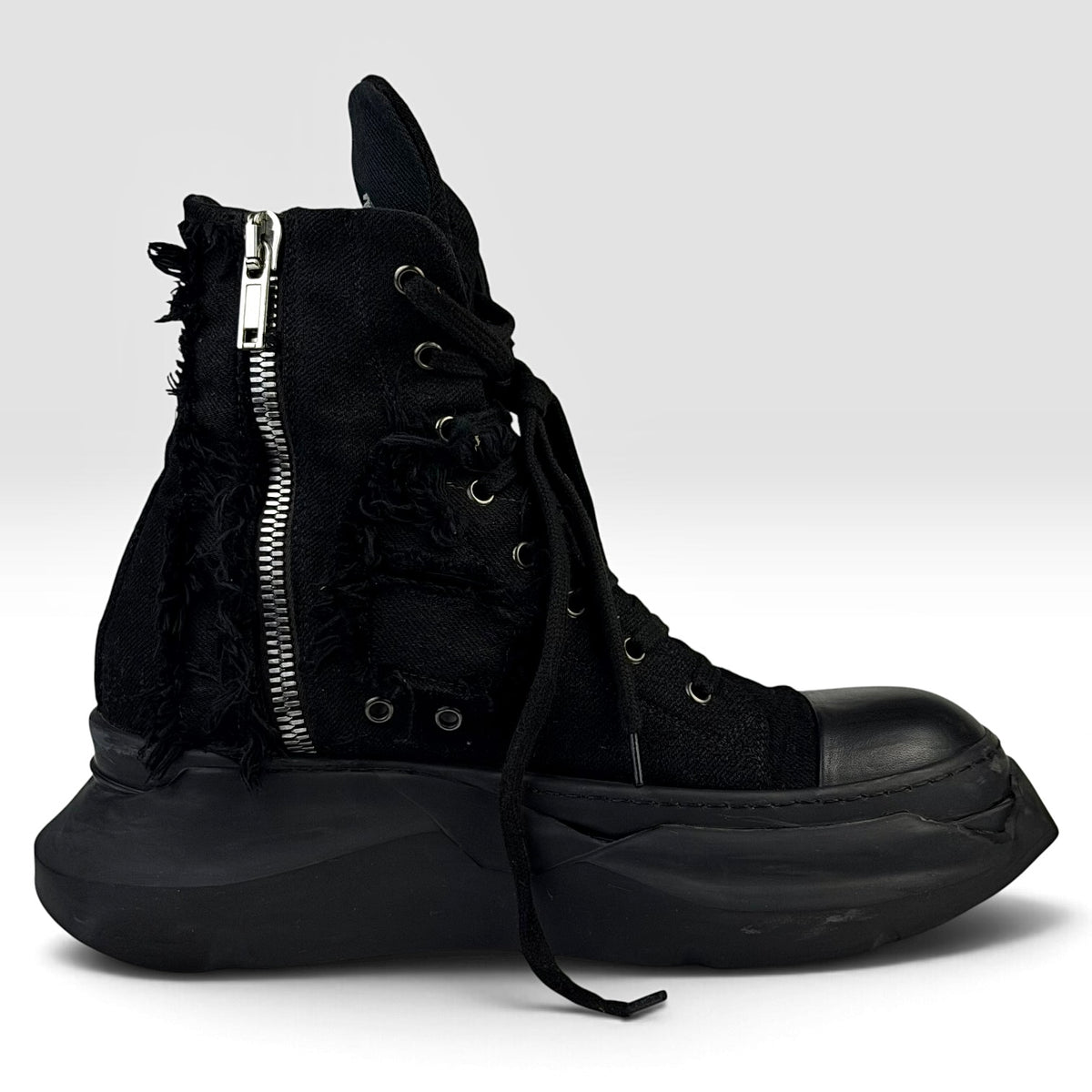 Rick Owens DRKSHDW Destroyed Abstract Black