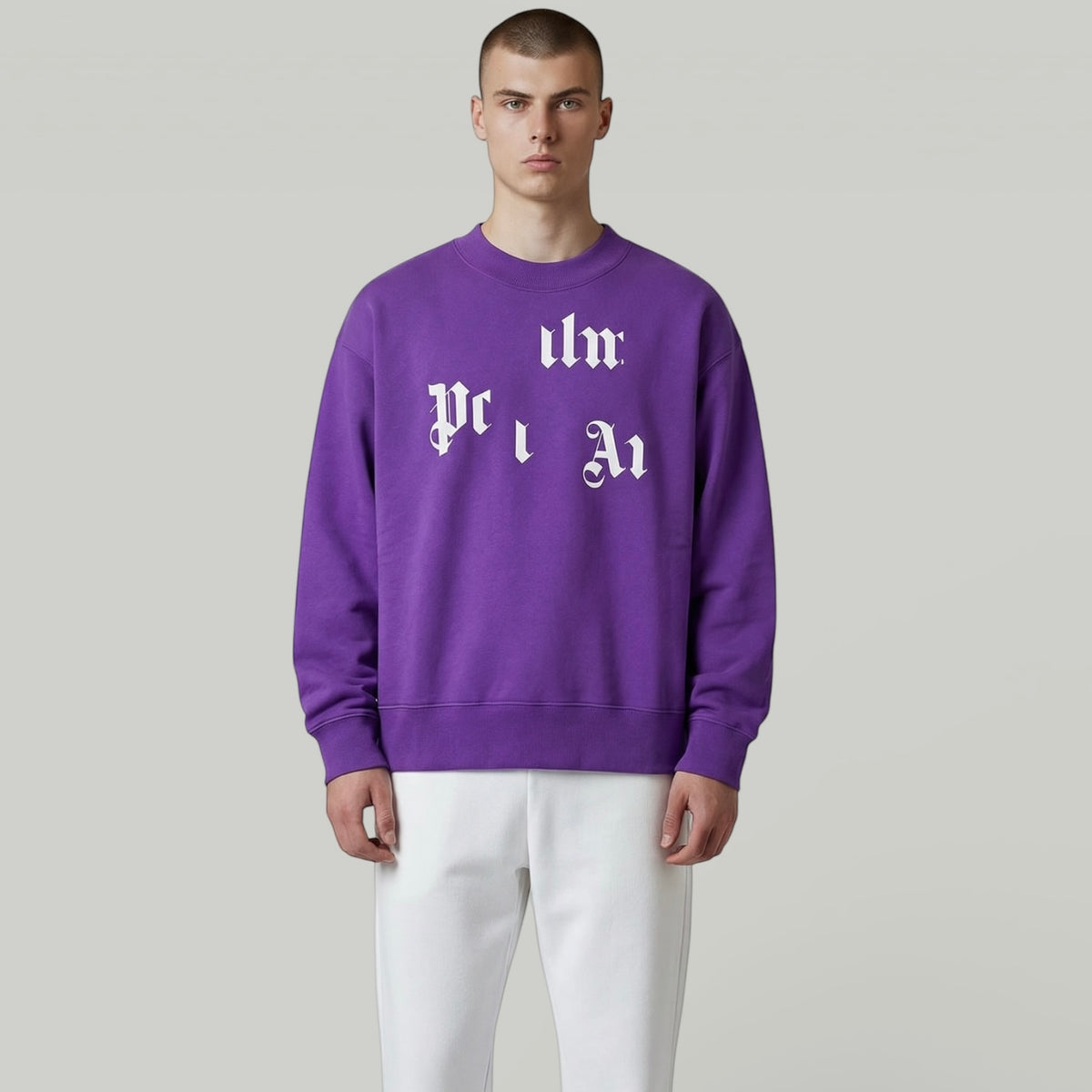 Palm Angels Checkered Sweatshirt
