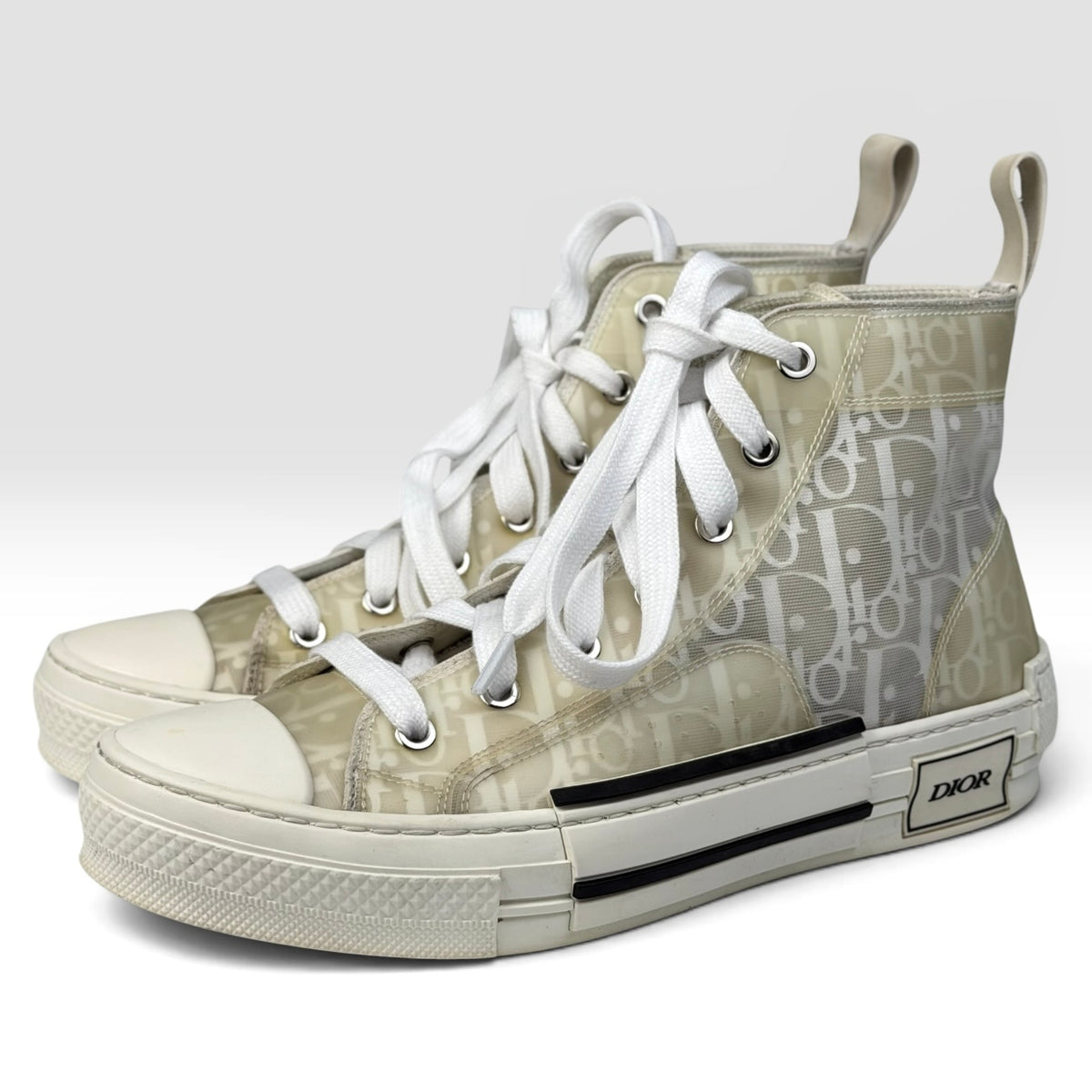 Dior B23 High-Top White Oblique