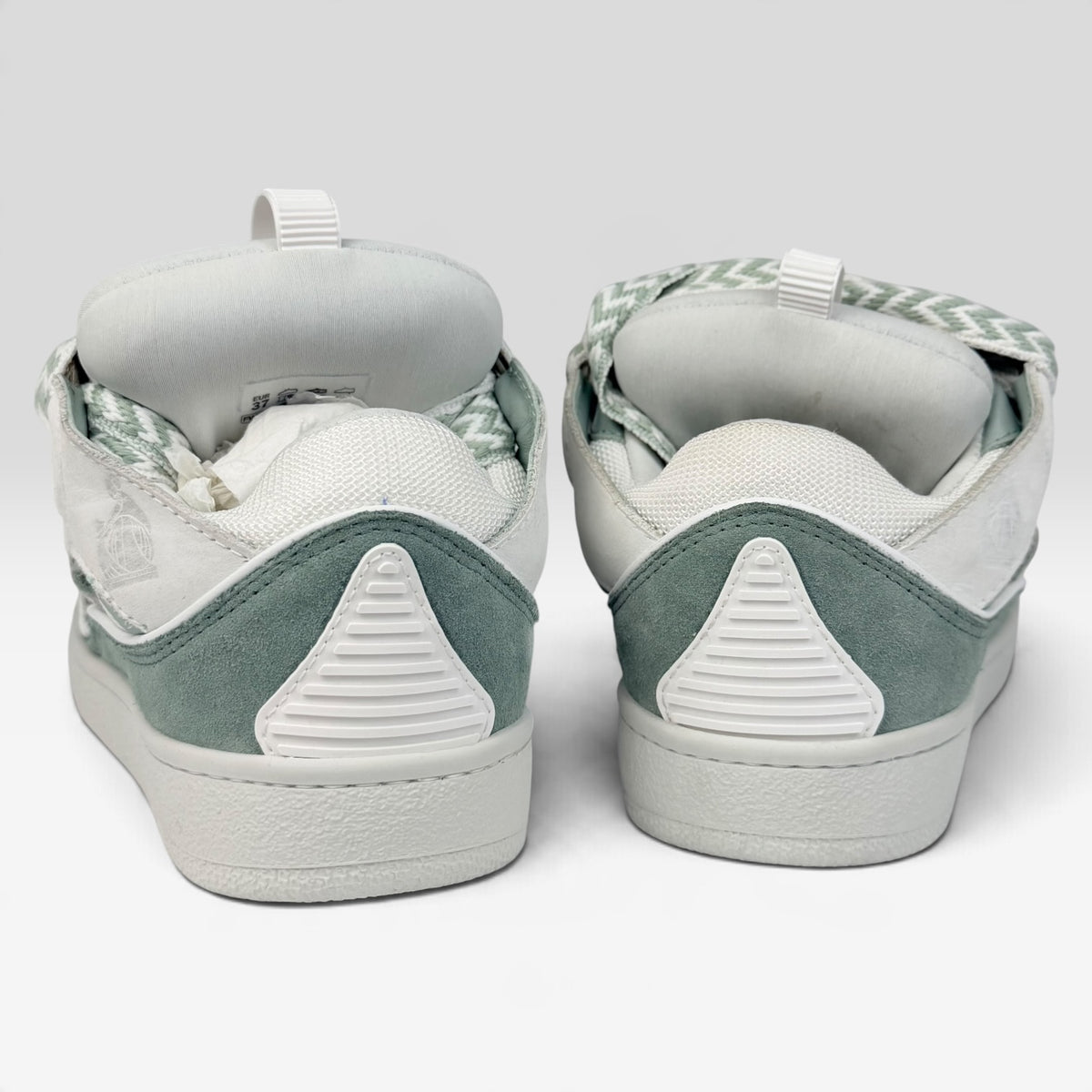 Lanvin Curb Turquoise/White