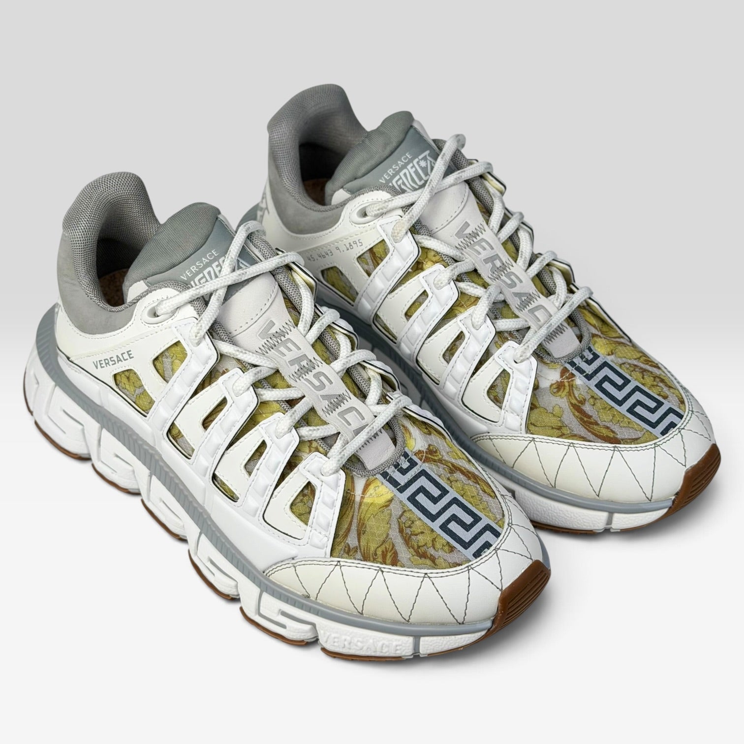 Versace Trigreca White/Grey Barocco