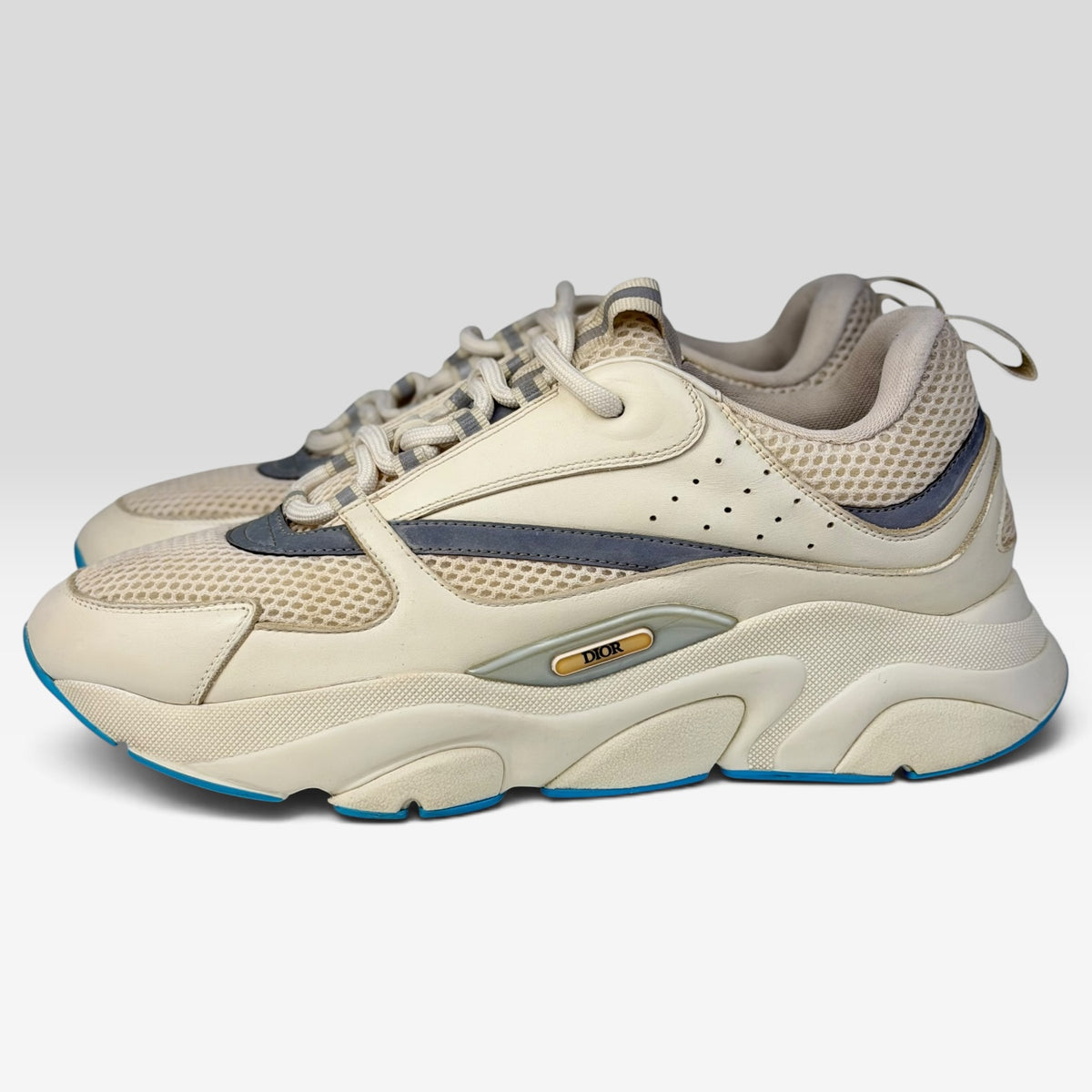 Dior B22 Sneaker Cream/Light Blue | Sneakers Dior
